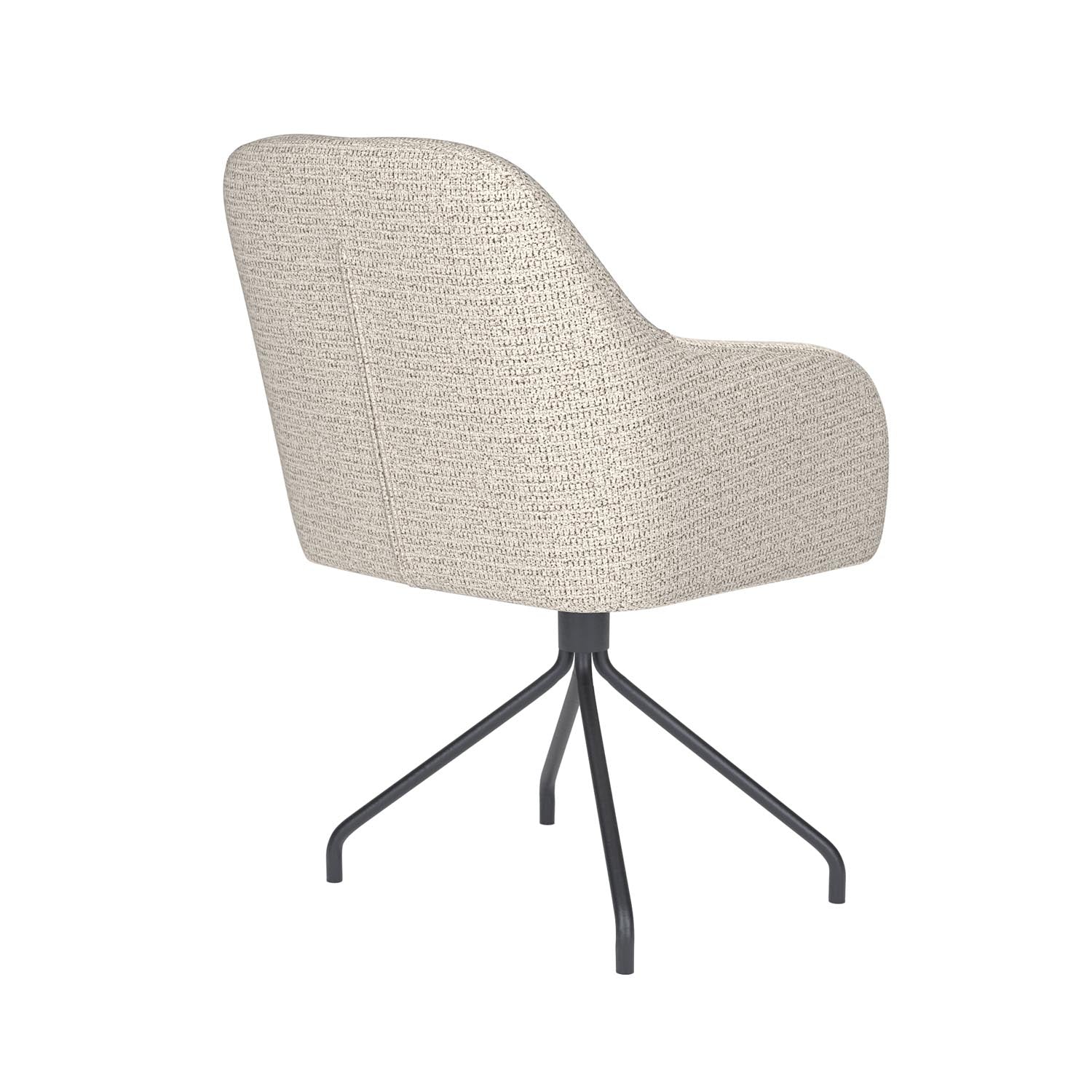 Stuhl Otis Spider Swivel in Off-White präsentiert im Onlineshop von KAQTU Design AG. Stuhl ist von White Label Living