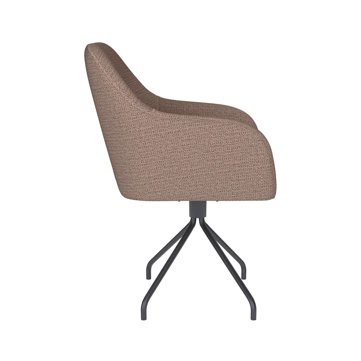 Stuhl Otis Spider Swivel in Taupe präsentiert im Onlineshop von KAQTU Design AG. Stuhl ist von White Label Living