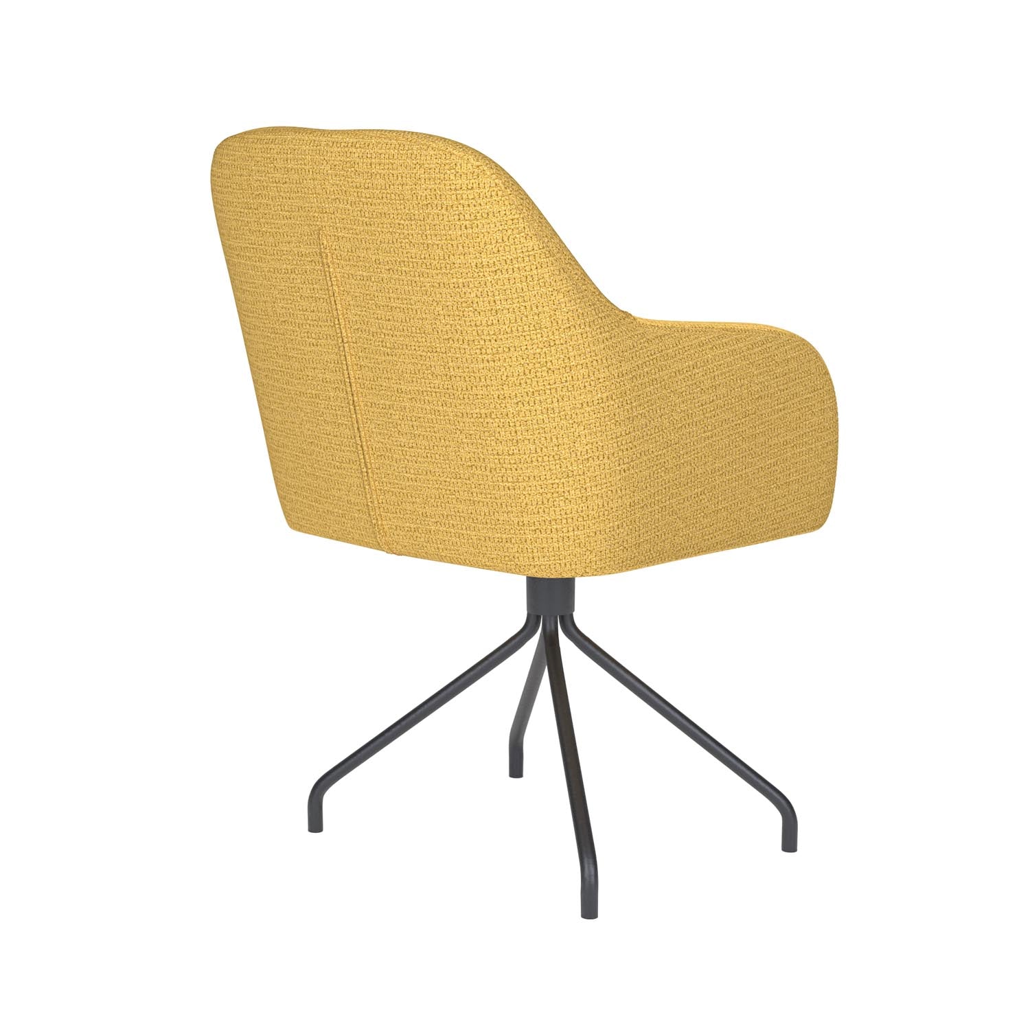 Stuhl Otis Spider Swivel in Ochre präsentiert im Onlineshop von KAQTU Design AG. Stuhl ist von White Label Living