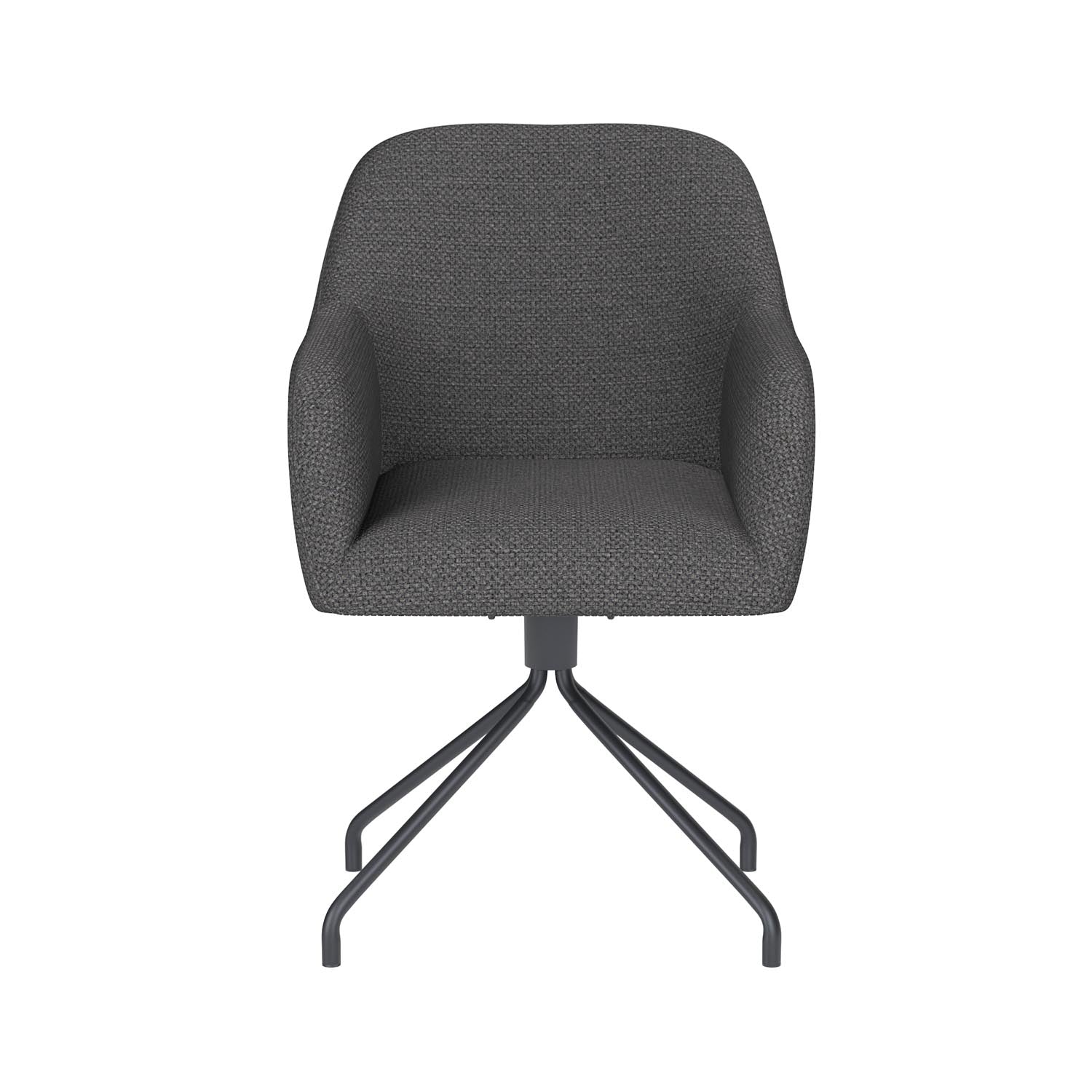 Stuhl Otis Spider Swivel in Grau präsentiert im Onlineshop von KAQTU Design AG. Stuhl ist von White Label Living
