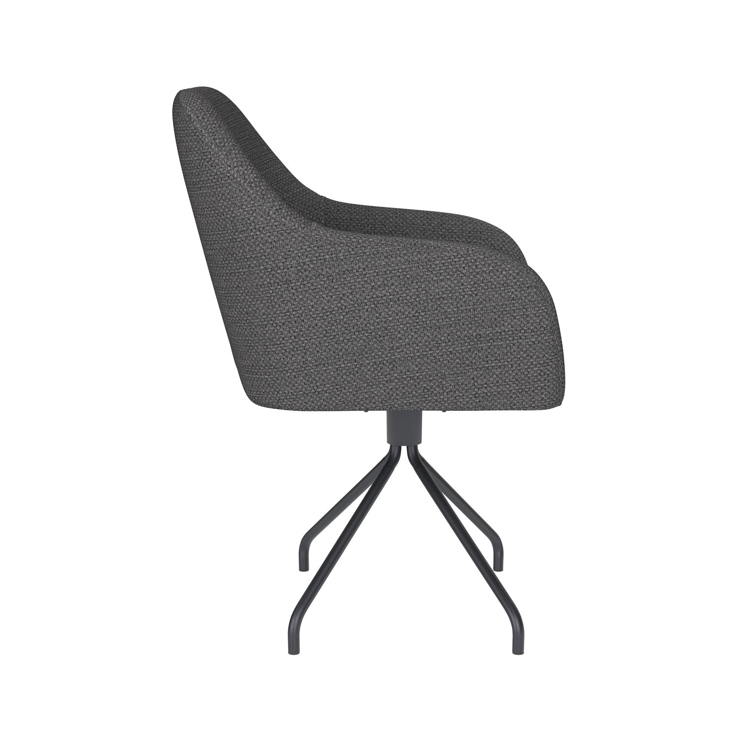 Stuhl Otis Spider Swivel in Grau präsentiert im Onlineshop von KAQTU Design AG. Stuhl ist von White Label Living
