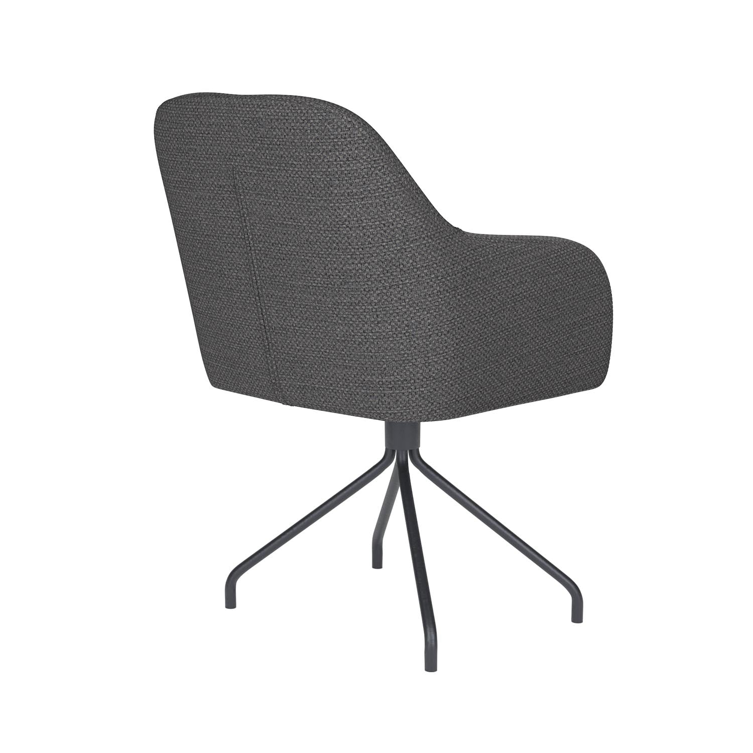 Stuhl Otis Spider Swivel in Grau präsentiert im Onlineshop von KAQTU Design AG. Stuhl ist von White Label Living