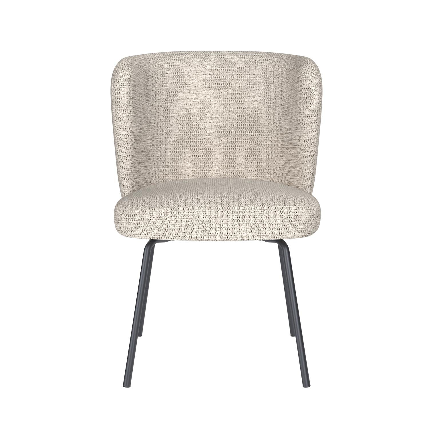 Stuhl Stan 4 Metal Legs in Off-White präsentiert im Onlineshop von KAQTU Design AG. Stuhl ist von White Label Living