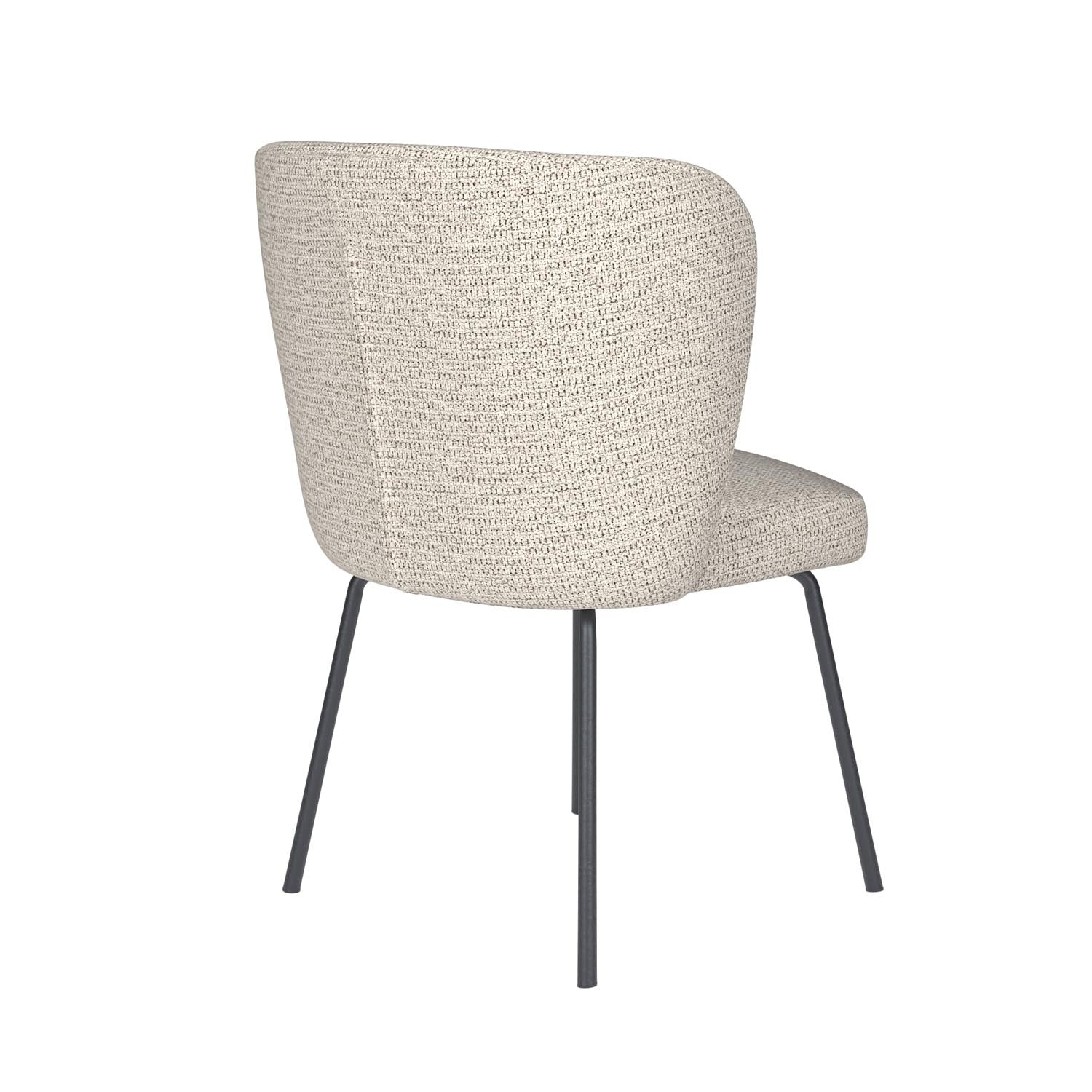 Stuhl Stan 4 Metal Legs in Off-White präsentiert im Onlineshop von KAQTU Design AG. Stuhl ist von White Label Living