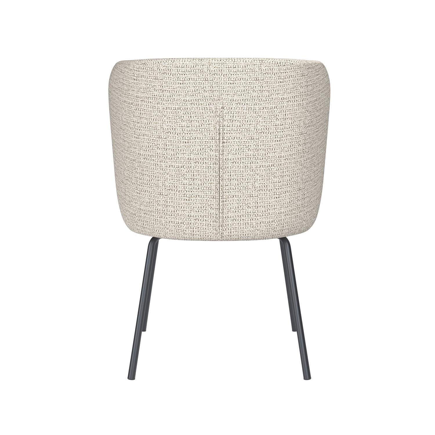 Stuhl Stan 4 Metal Legs in Off-White präsentiert im Onlineshop von KAQTU Design AG. Stuhl ist von White Label Living