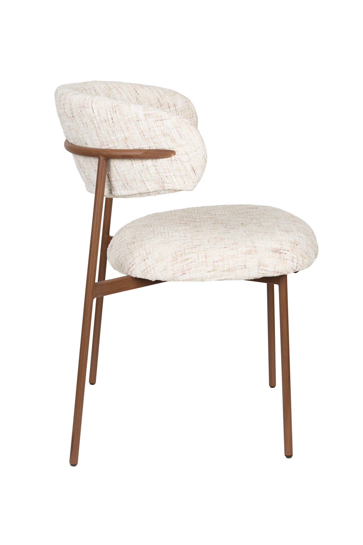 Stuhl Claes in Weiss präsentiert im Onlineshop von KAQTU Design AG. Stuhl ist von White Label Living