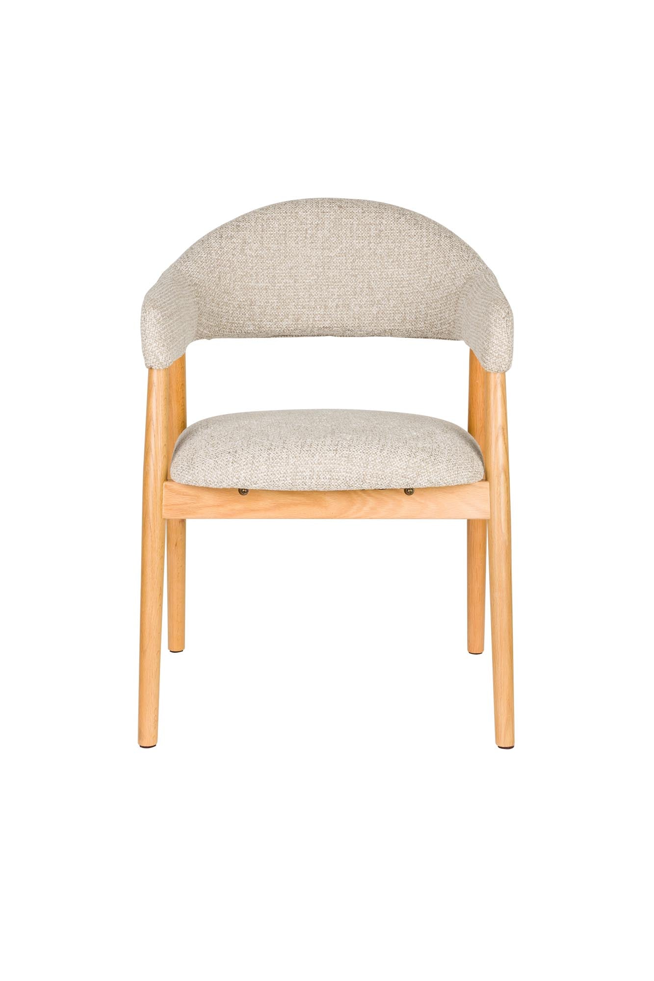 Armlehnstuhl Indy Light Brown in braun präsentiert im Onlineshop von KAQTU Design AG. Stuhl mit Armlehne ist von White Label Living