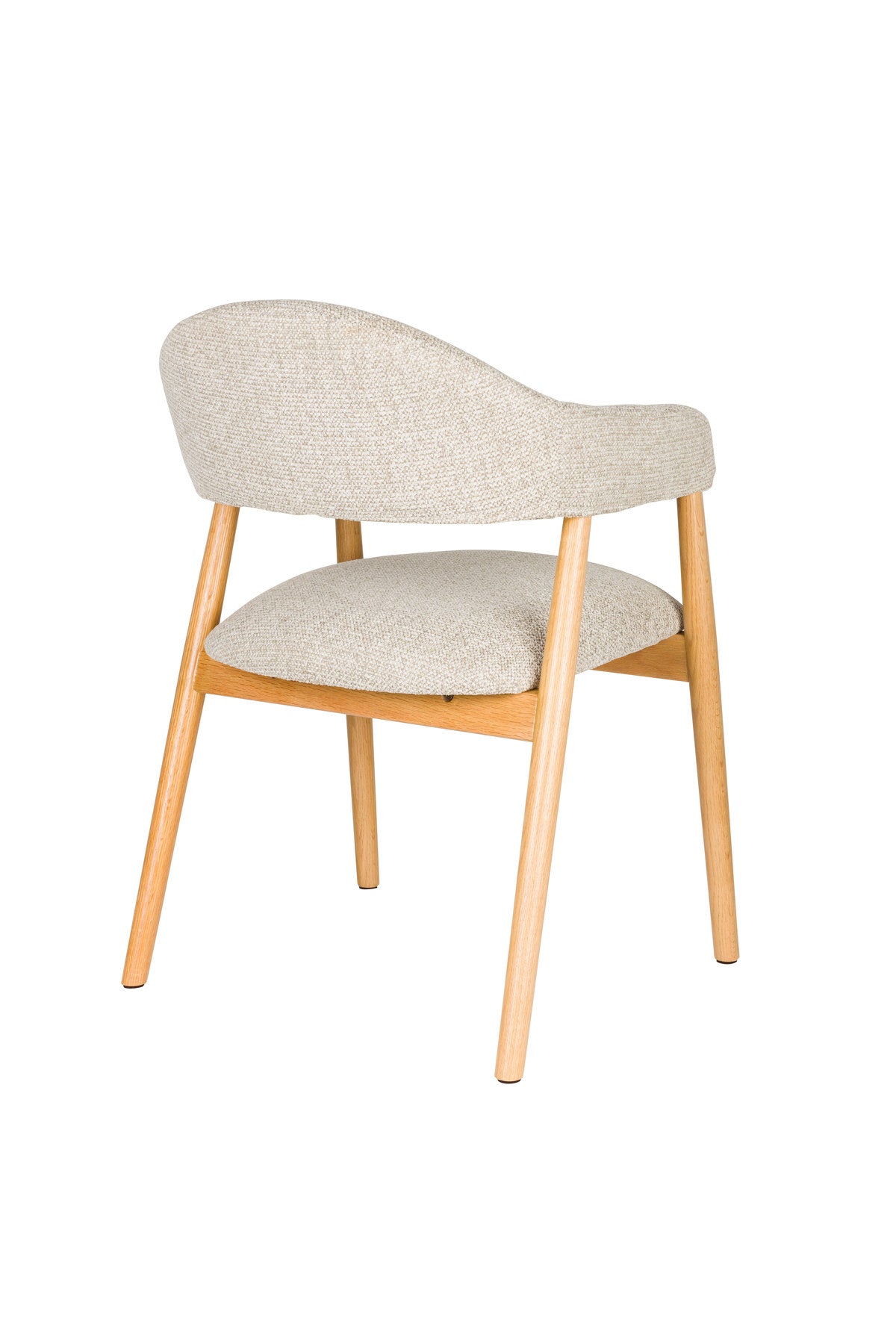 Armlehnstuhl Indy Light Brown in braun präsentiert im Onlineshop von KAQTU Design AG. Stuhl mit Armlehne ist von White Label Living