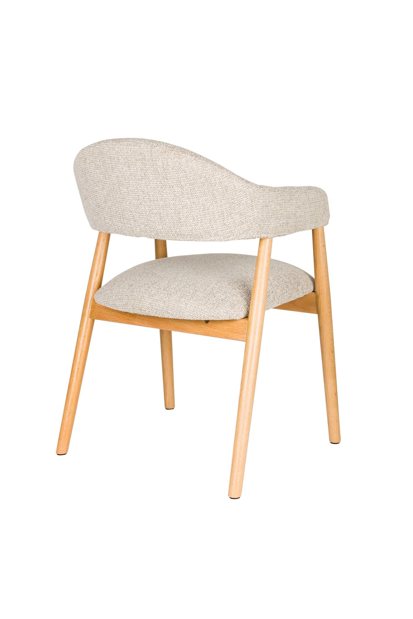 Armlehnstuhl Indy Light Brown in braun präsentiert im Onlineshop von KAQTU Design AG. Stuhl mit Armlehne ist von White Label Living
