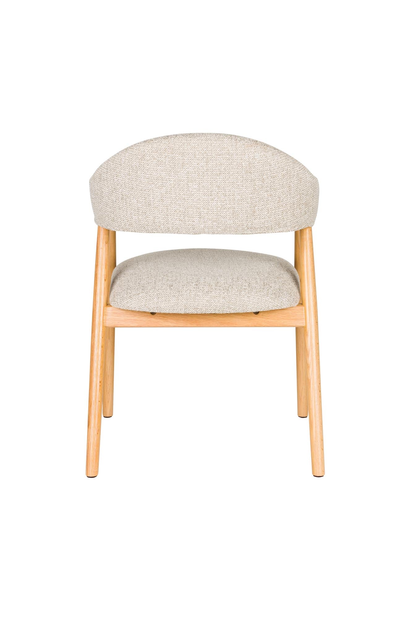 Armlehnstuhl Indy Light Brown in braun präsentiert im Onlineshop von KAQTU Design AG. Stuhl mit Armlehne ist von White Label Living