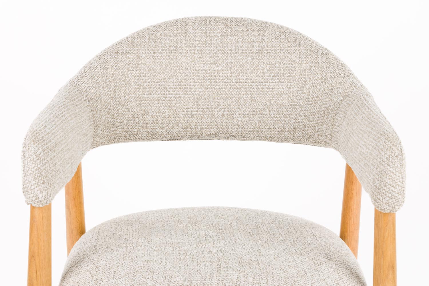 Armlehnstuhl Indy Light Brown in braun präsentiert im Onlineshop von KAQTU Design AG. Stuhl mit Armlehne ist von White Label Living