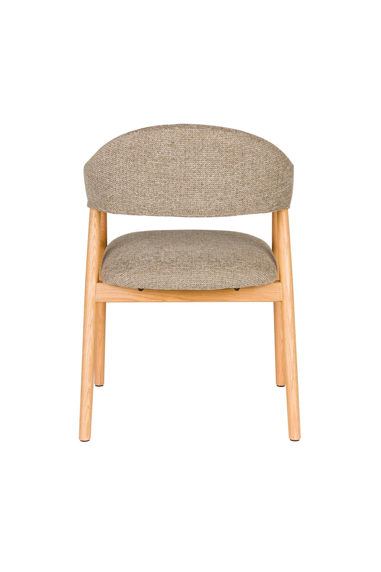 Armlehnstuhl Indy Dark Brown in braun präsentiert im Onlineshop von KAQTU Design AG. Stuhl mit Armlehne ist von White Label Living