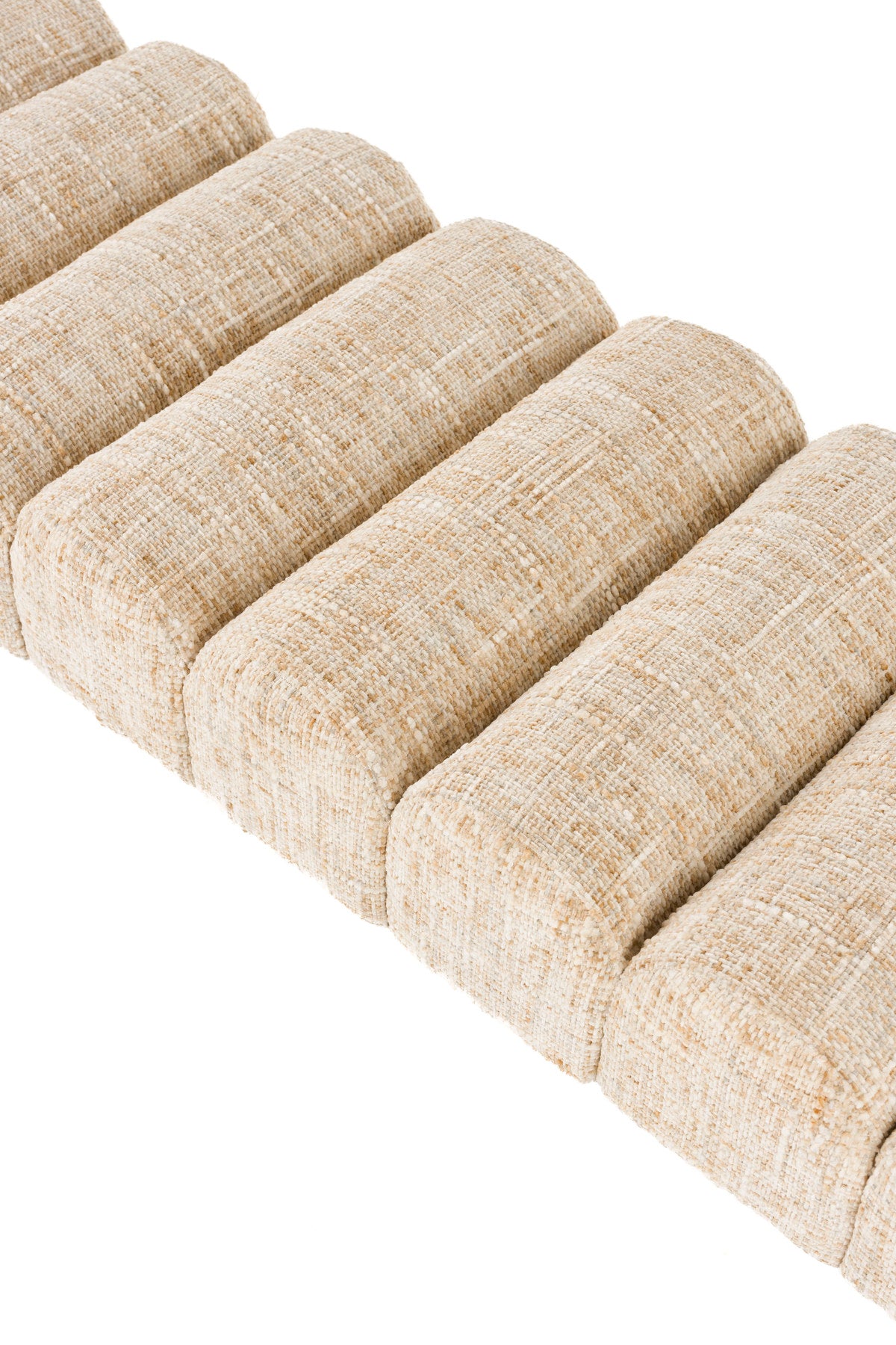 Bank Jethro in beige präsentiert im Onlineshop von KAQTU Design AG. Sitzbank ist von White Label Living