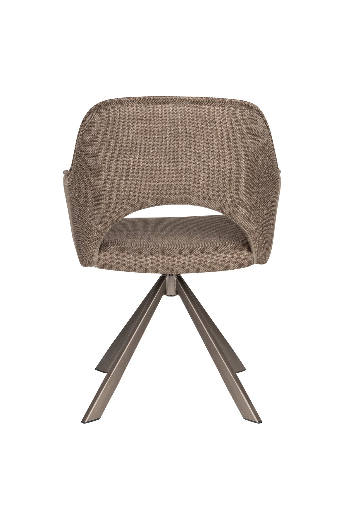 Stuhl Toye in Braun präsentiert im Onlineshop von KAQTU Design AG. Stuhl ist von White Label Living