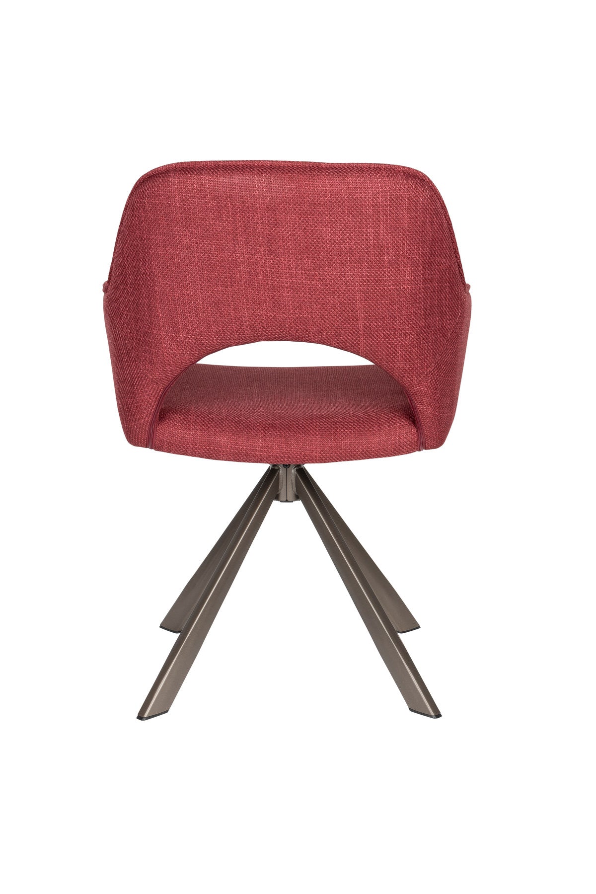 Stuhl Toye in Rot präsentiert im Onlineshop von KAQTU Design AG. Stuhl ist von White Label Living