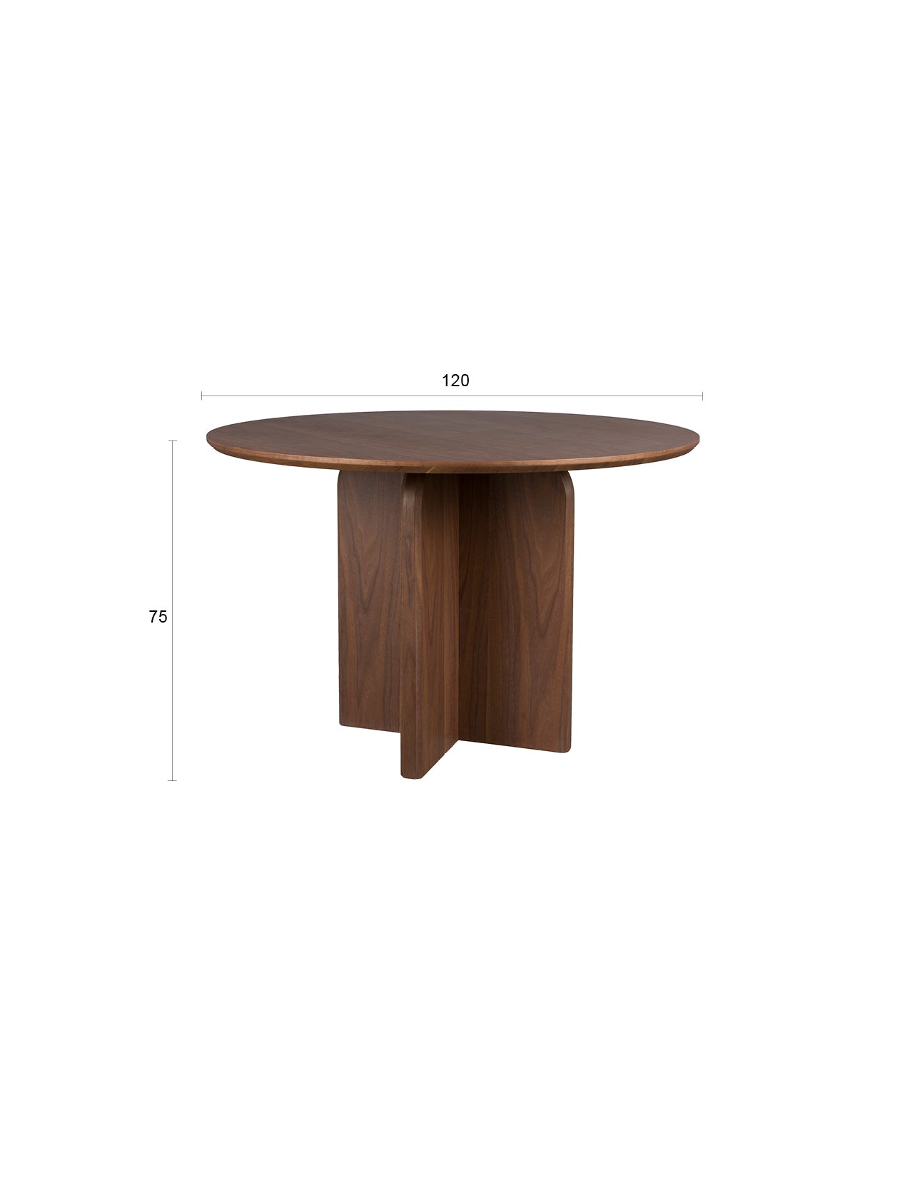 Der Esstisch Laurent Natural von White Label Living vereint Eleganz und Funktionalität. Ideal für kleine Räume, bietet er Platz für 4 Personen und ist pflegeleicht.