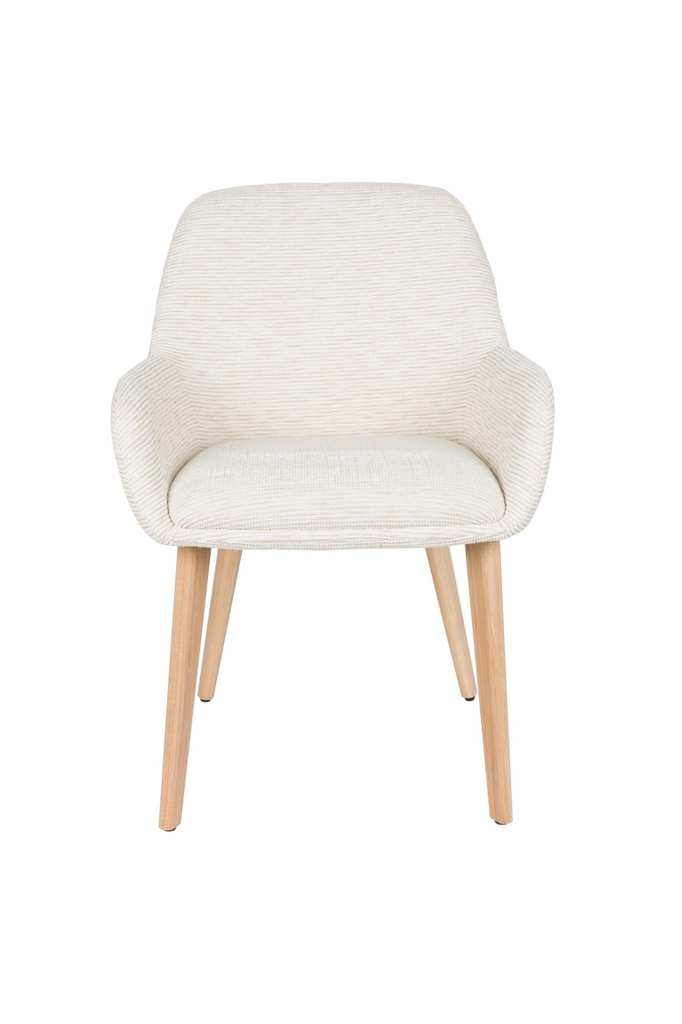Stuhl Loua in Off-White präsentiert im Onlineshop von KAQTU Design AG. Stuhl ist von White Label Living