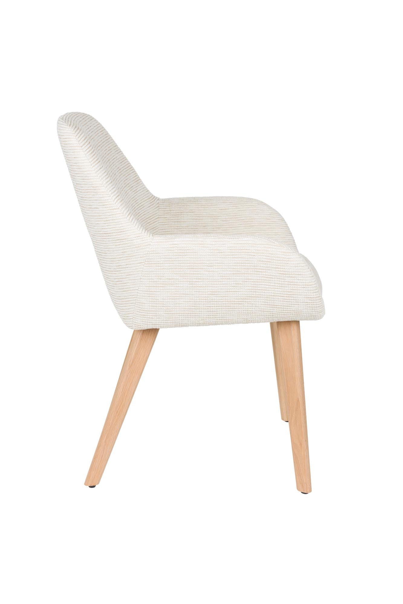 Stuhl Loua in Off-White präsentiert im Onlineshop von KAQTU Design AG. Stuhl ist von White Label Living