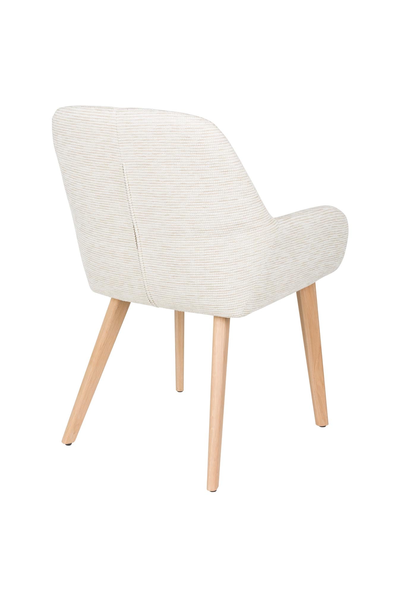 Stuhl Loua in Off-White präsentiert im Onlineshop von KAQTU Design AG. Stuhl ist von White Label Living