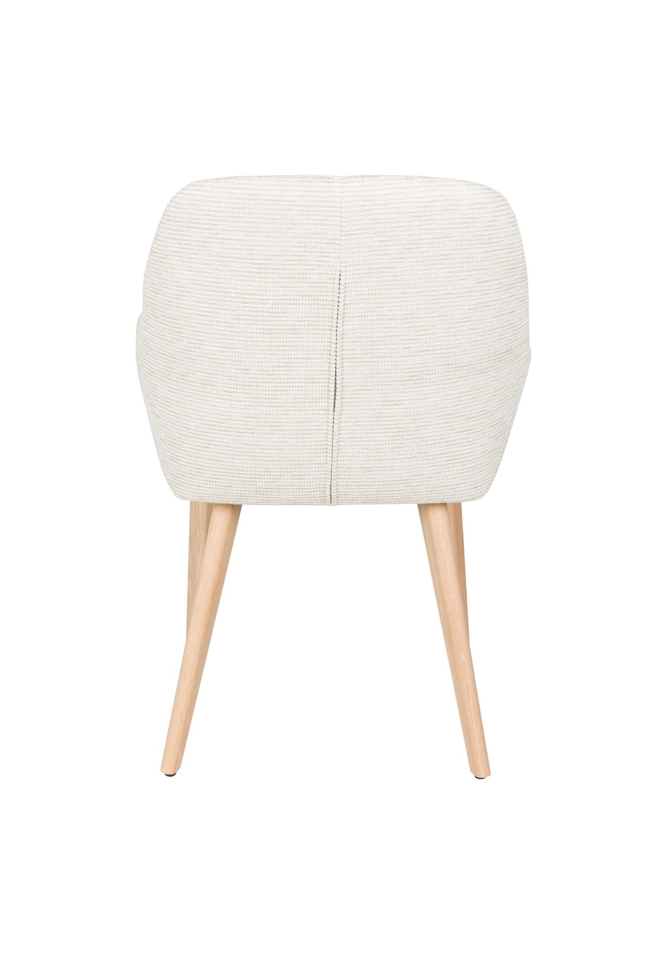 Erleben Sie den eleganten Stuhl Loua von White Label Living – komfortabel, umweltfreundlich und ideal für jedes Wohnambiente.