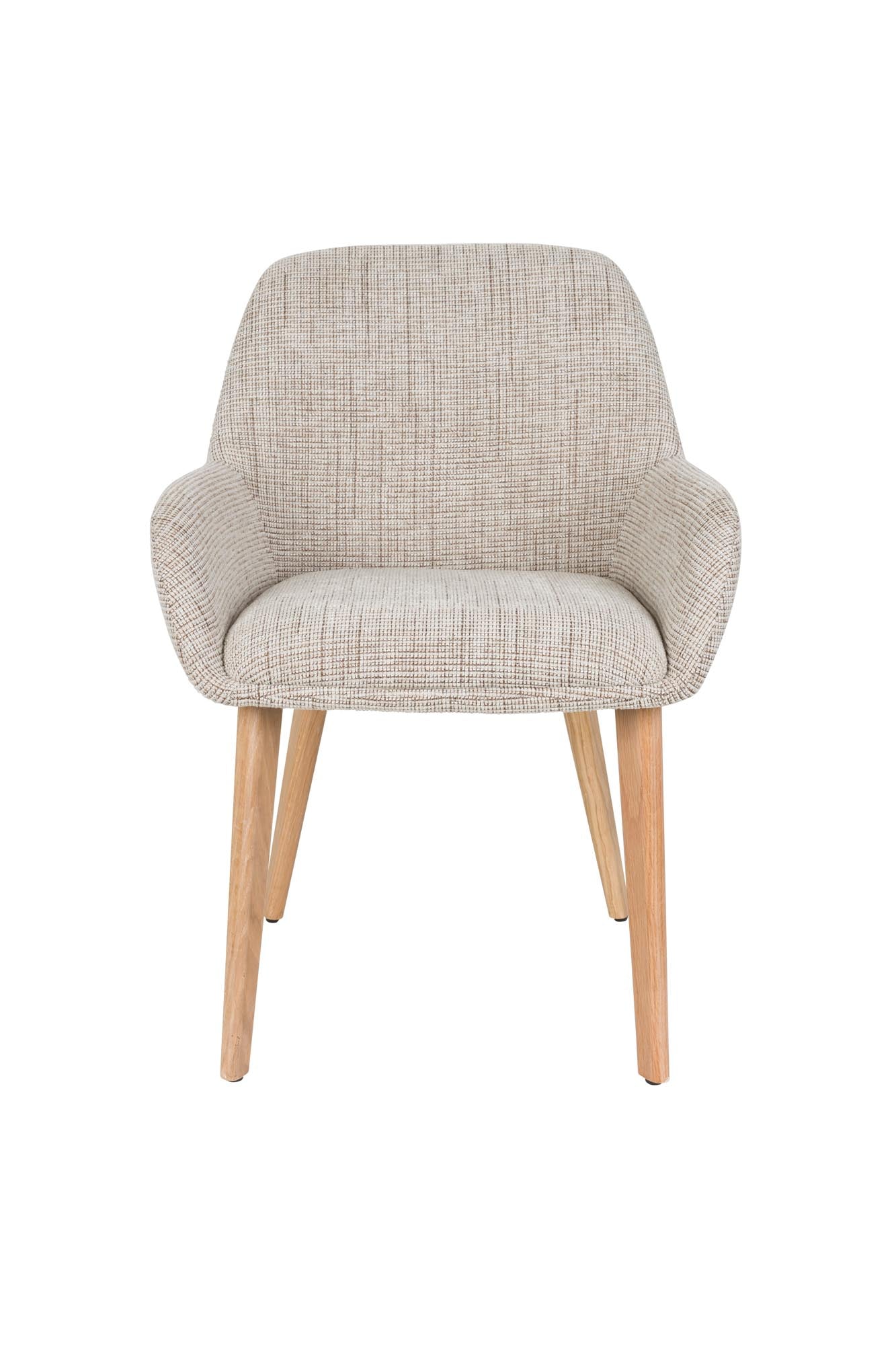 Stuhl Loua in Braun präsentiert im Onlineshop von KAQTU Design AG. Stuhl ist von White Label Living