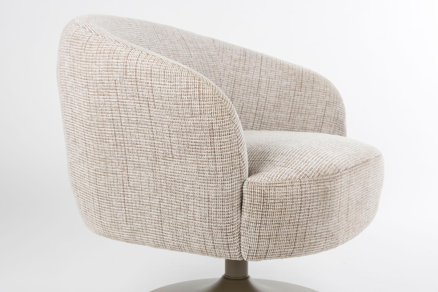 Sessel Renate in braun präsentiert im Onlineshop von KAQTU Design AG. Sessel ist von White Label Living