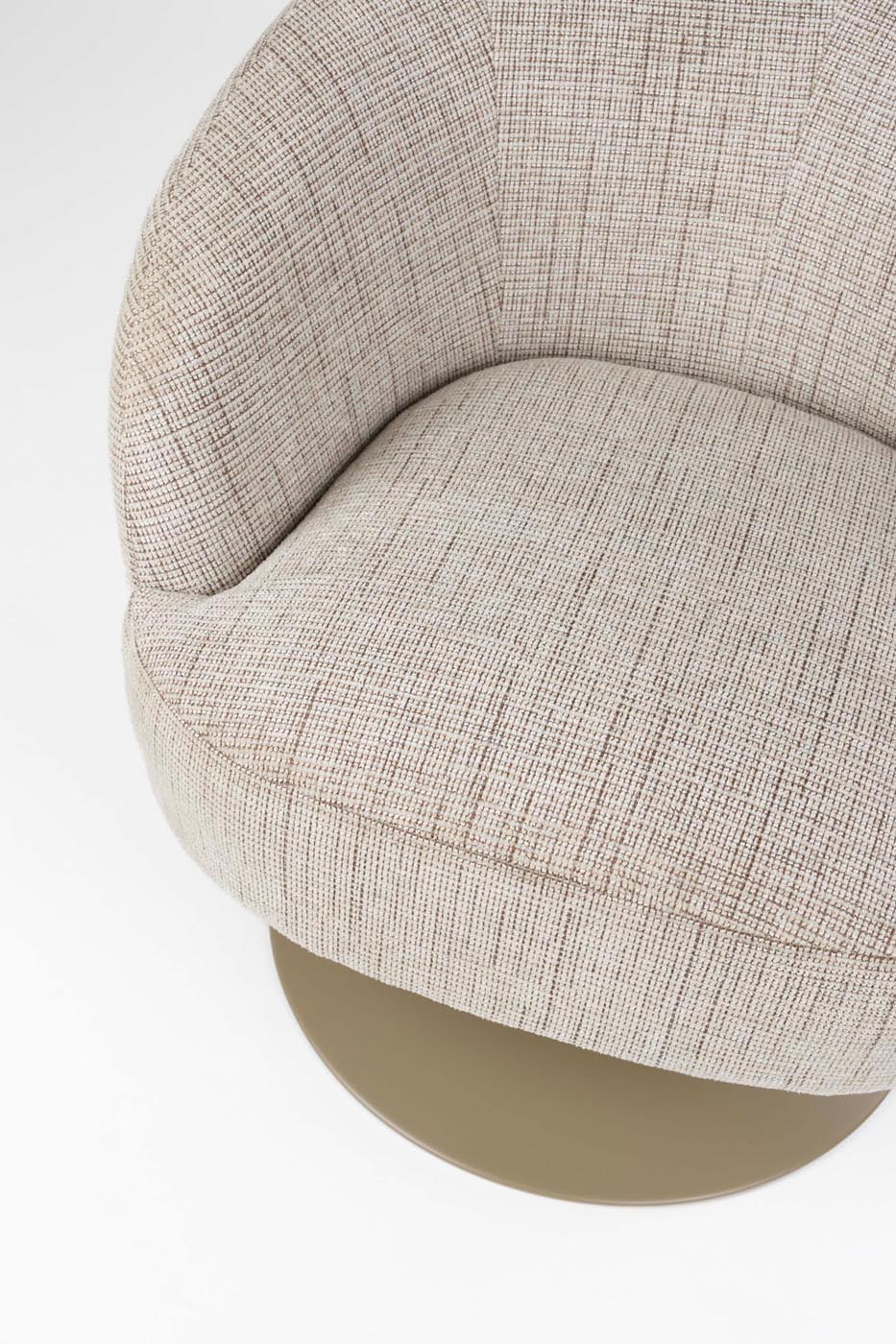 Sessel Renate in braun präsentiert im Onlineshop von KAQTU Design AG. Sessel ist von White Label Living