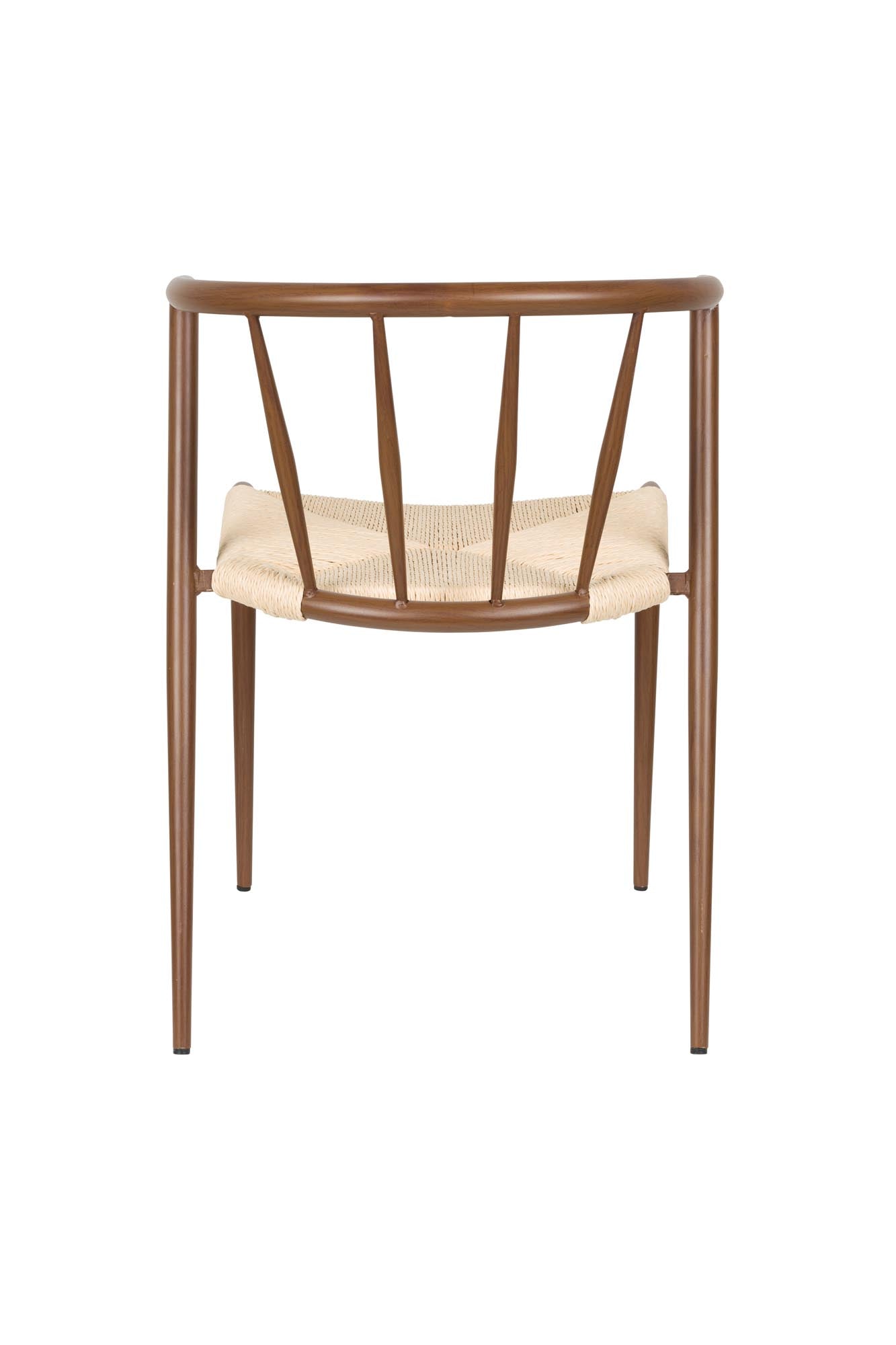 Stuhl Che Walnut in Braun präsentiert im Onlineshop von KAQTU Design AG. Stuhl ist von White Label Living
