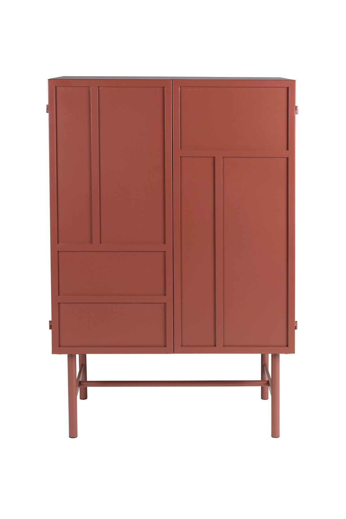 Cabinet Davis in Rot präsentiert im Onlineshop von KAQTU Design AG. Cabinet ist von White Label Living