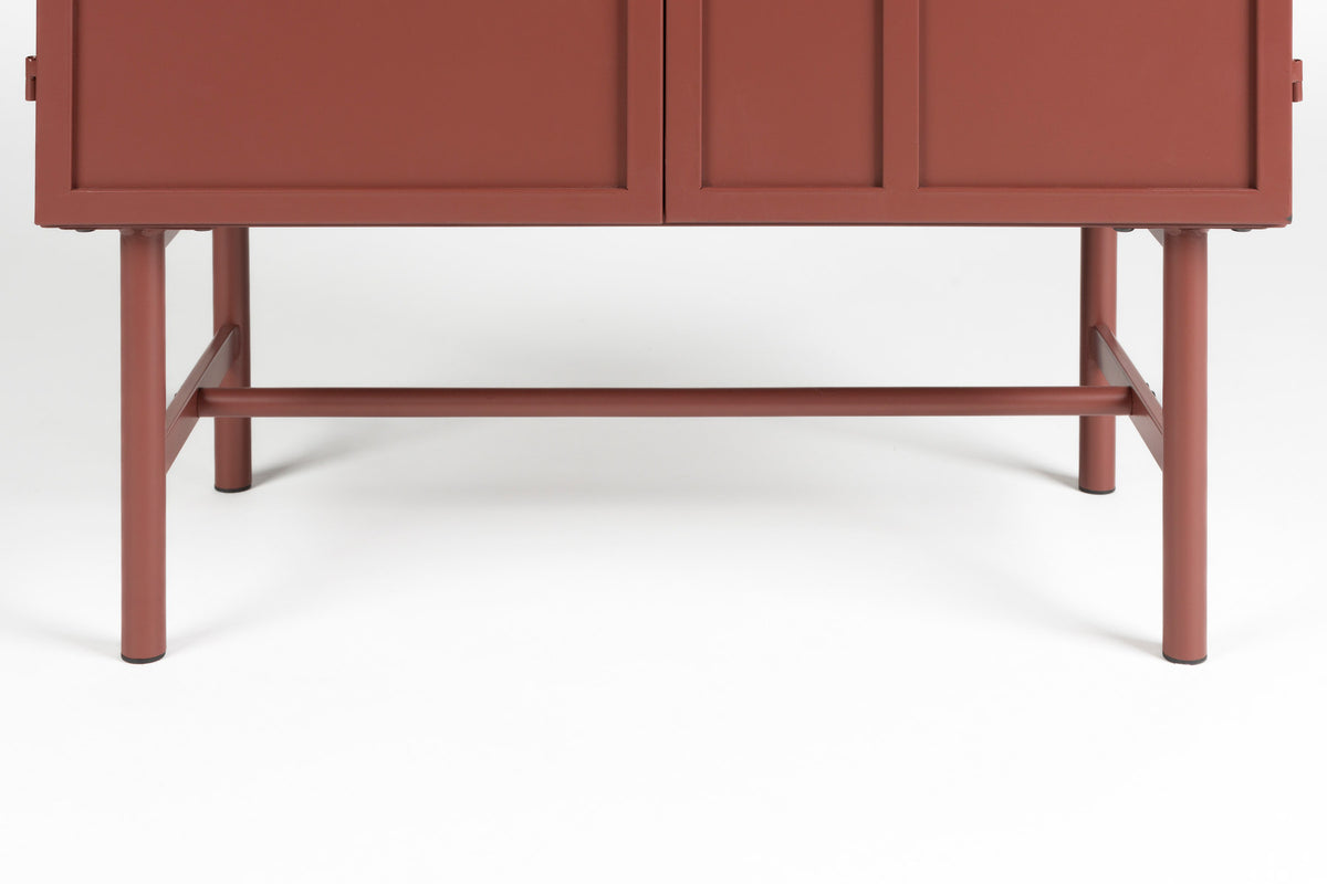 Cabinet Davis in Rot präsentiert im Onlineshop von KAQTU Design AG. Cabinet ist von White Label Living