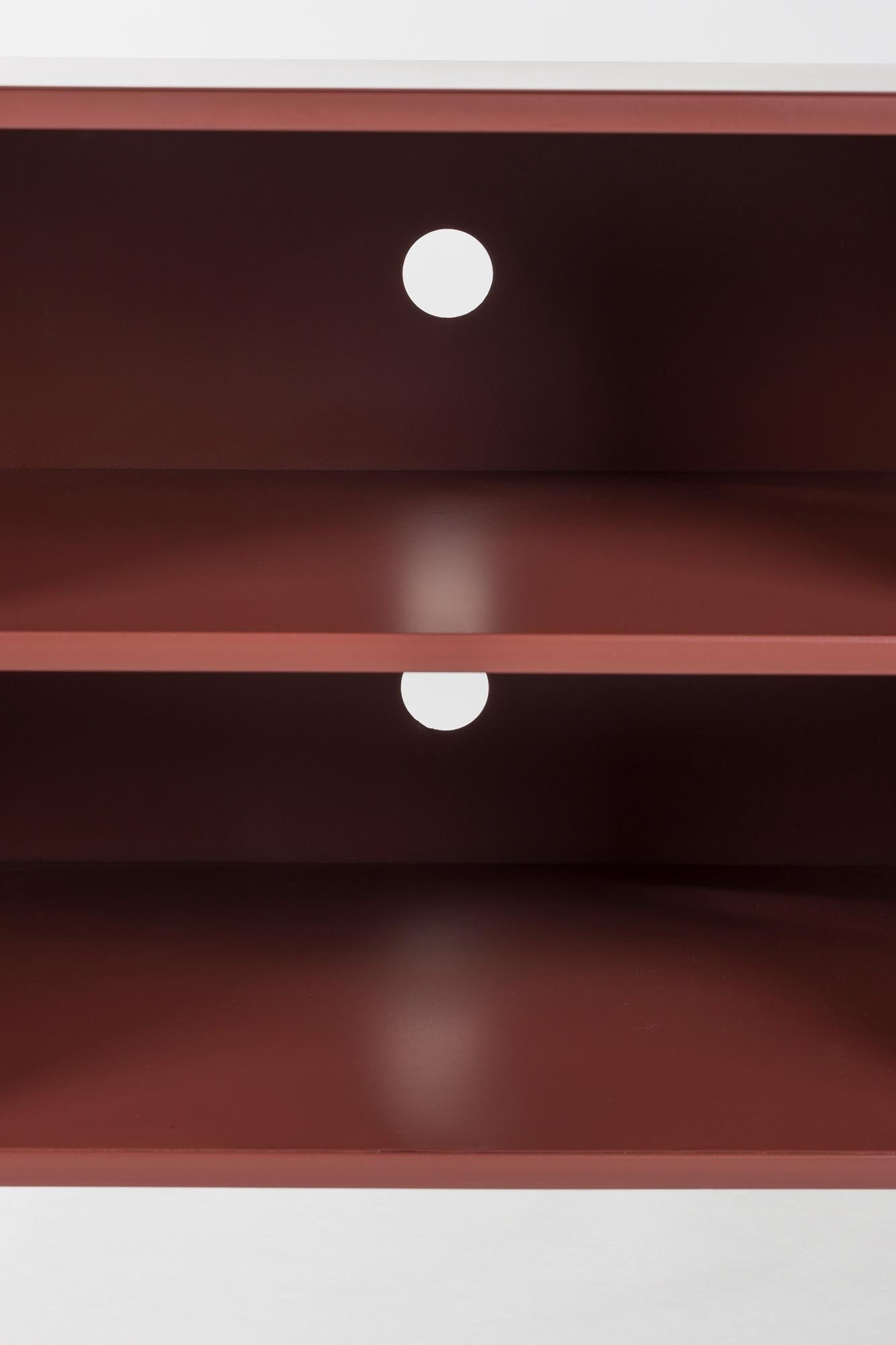 Sideboard Davis in rot präsentiert im Onlineshop von KAQTU Design AG. Sideboard ist von White Label Living