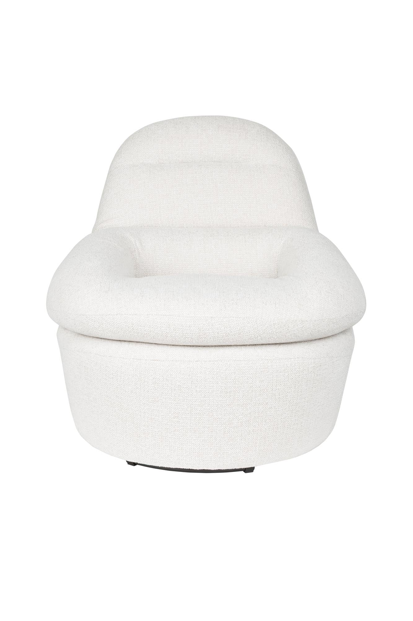 Sessel Velvoro in Off-White präsentiert im Onlineshop von KAQTU Design AG. Sessel ist von White Label Living
