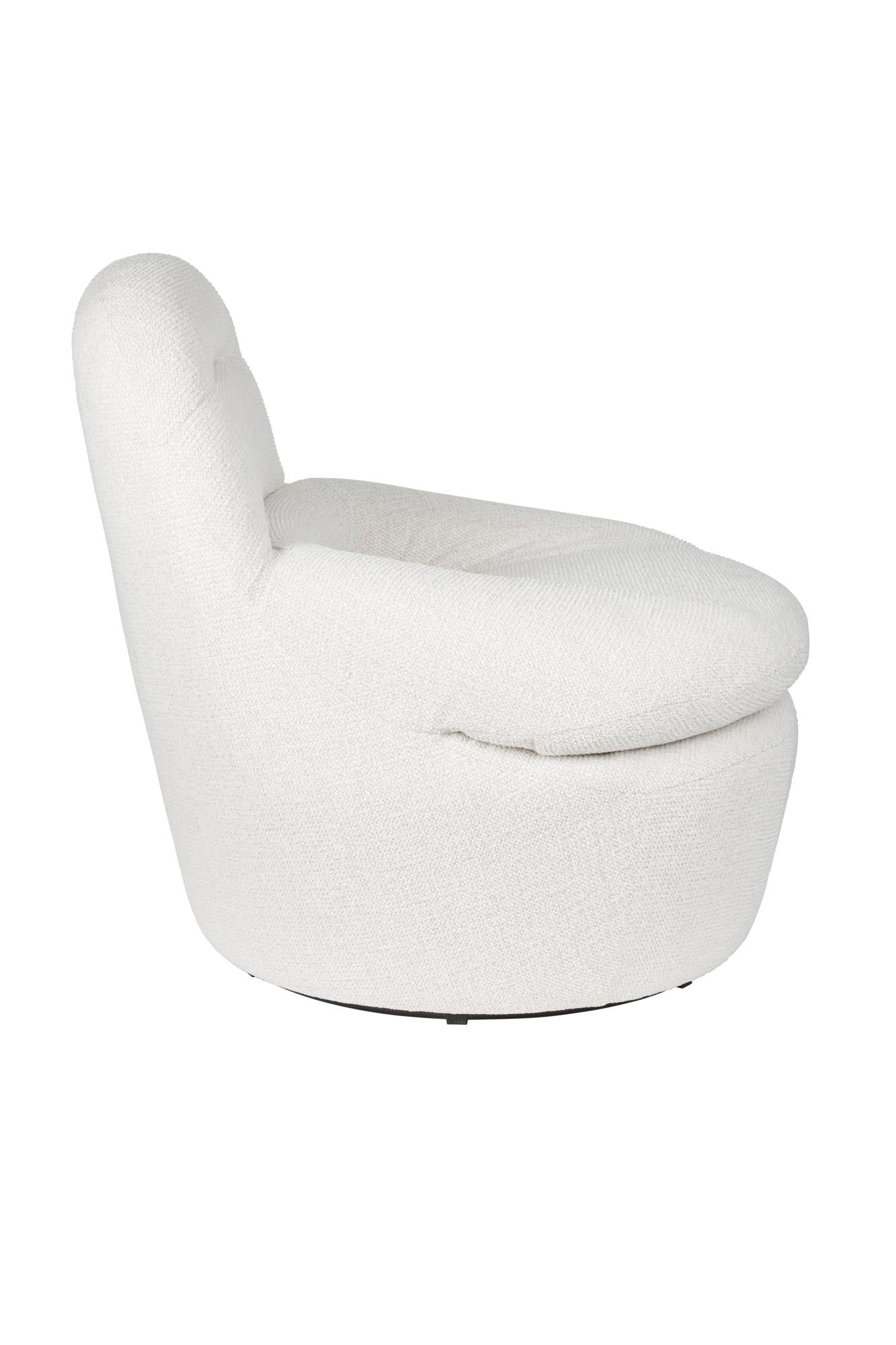 Sessel Velvoro in Off-White präsentiert im Onlineshop von KAQTU Design AG. Sessel ist von White Label Living