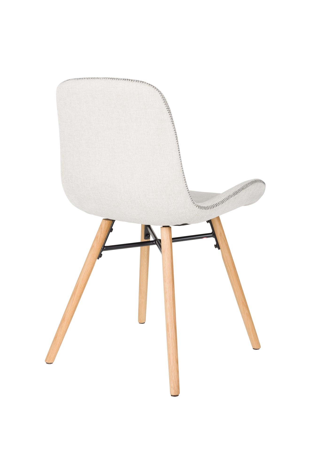Stuhl Lester in beige präsentiert im Onlineshop von KAQTU Design AG. Stuhl ist von White Label Living