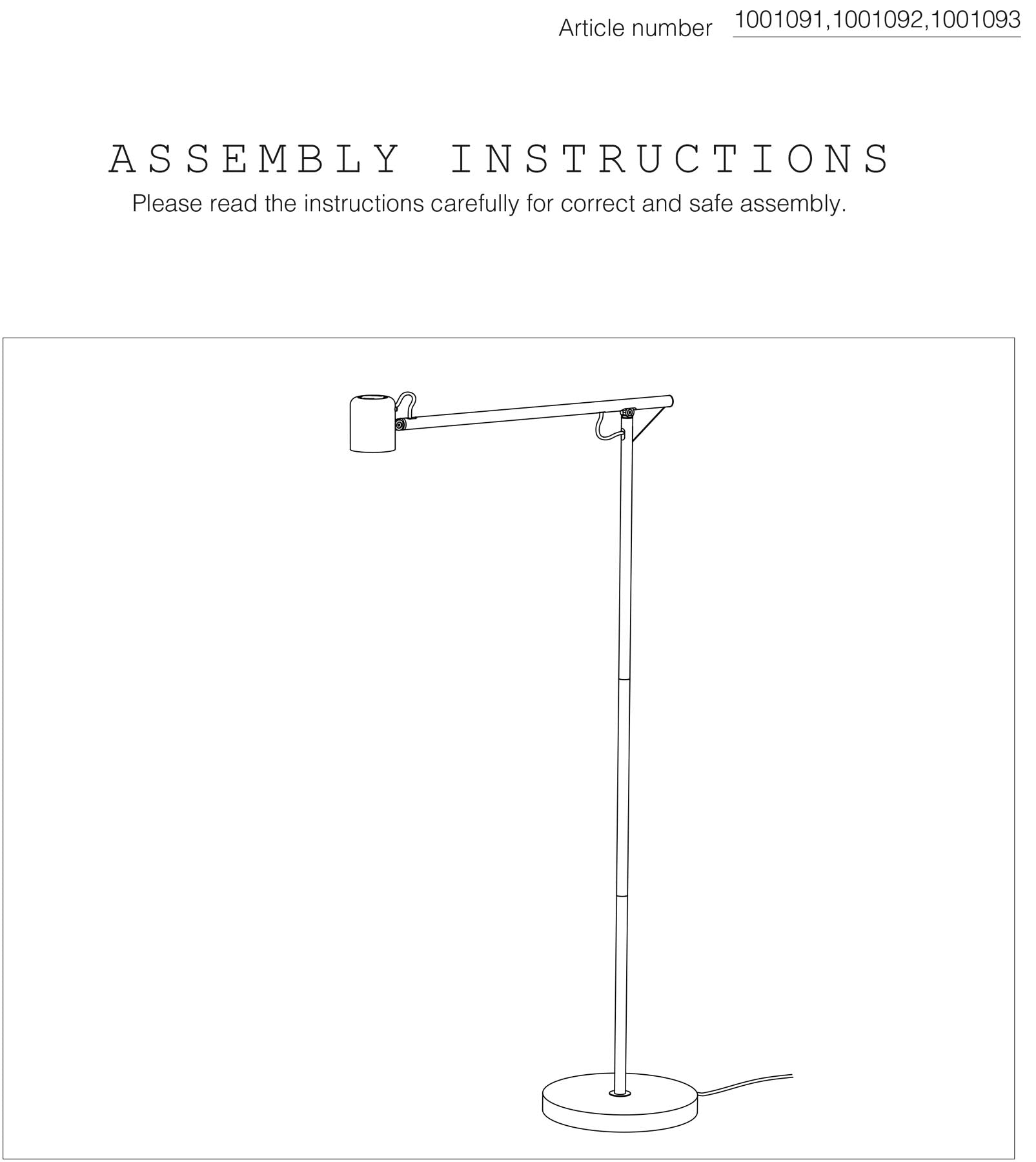 Stehlampe Aero in Beige präsentiert im Onlineshop von KAQTU Design AG. Stehleuchte ist von White Label Living