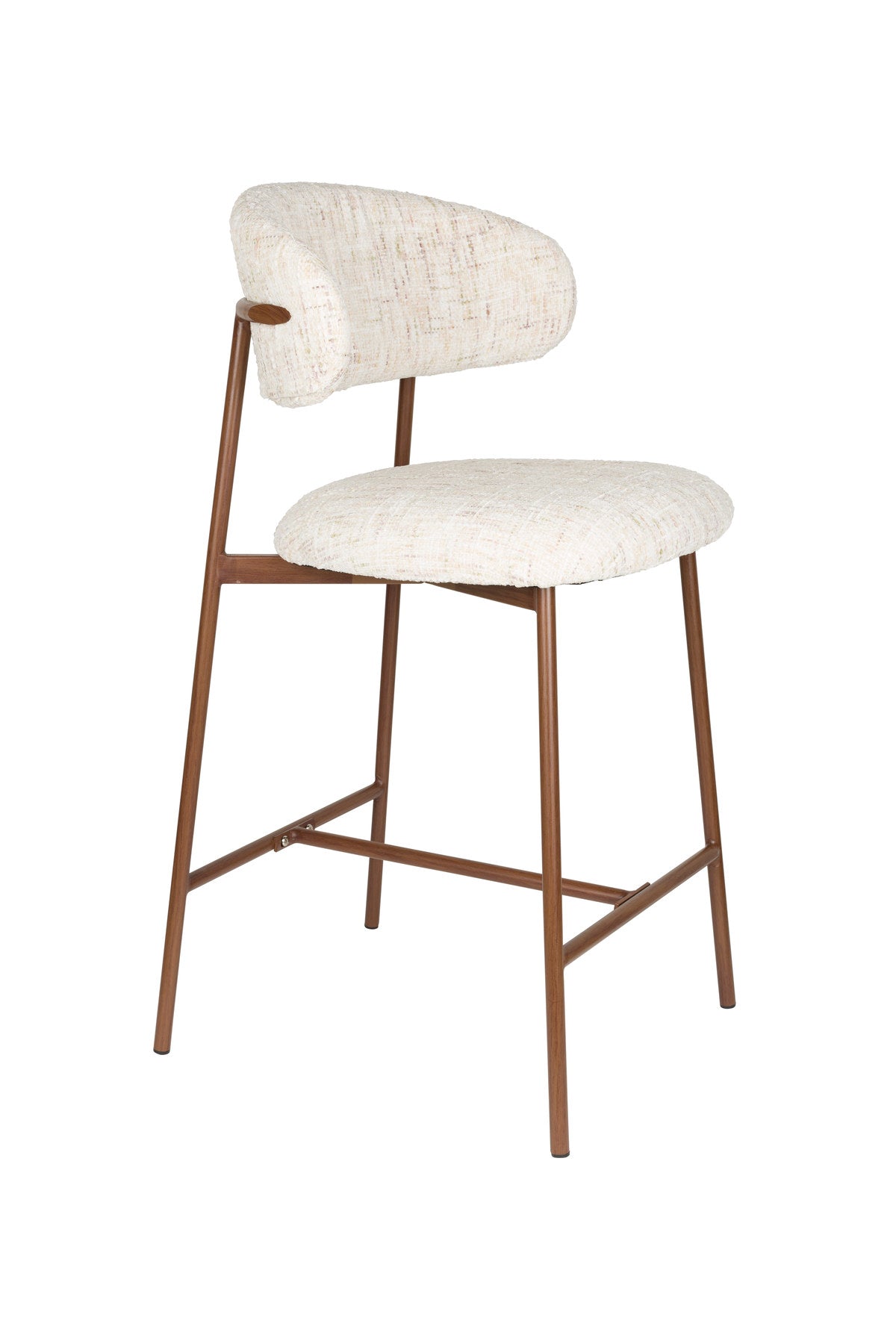 Barhocker Claes in Weiss präsentiert im Onlineshop von KAQTU Design AG. Barhocker ist von White Label Living