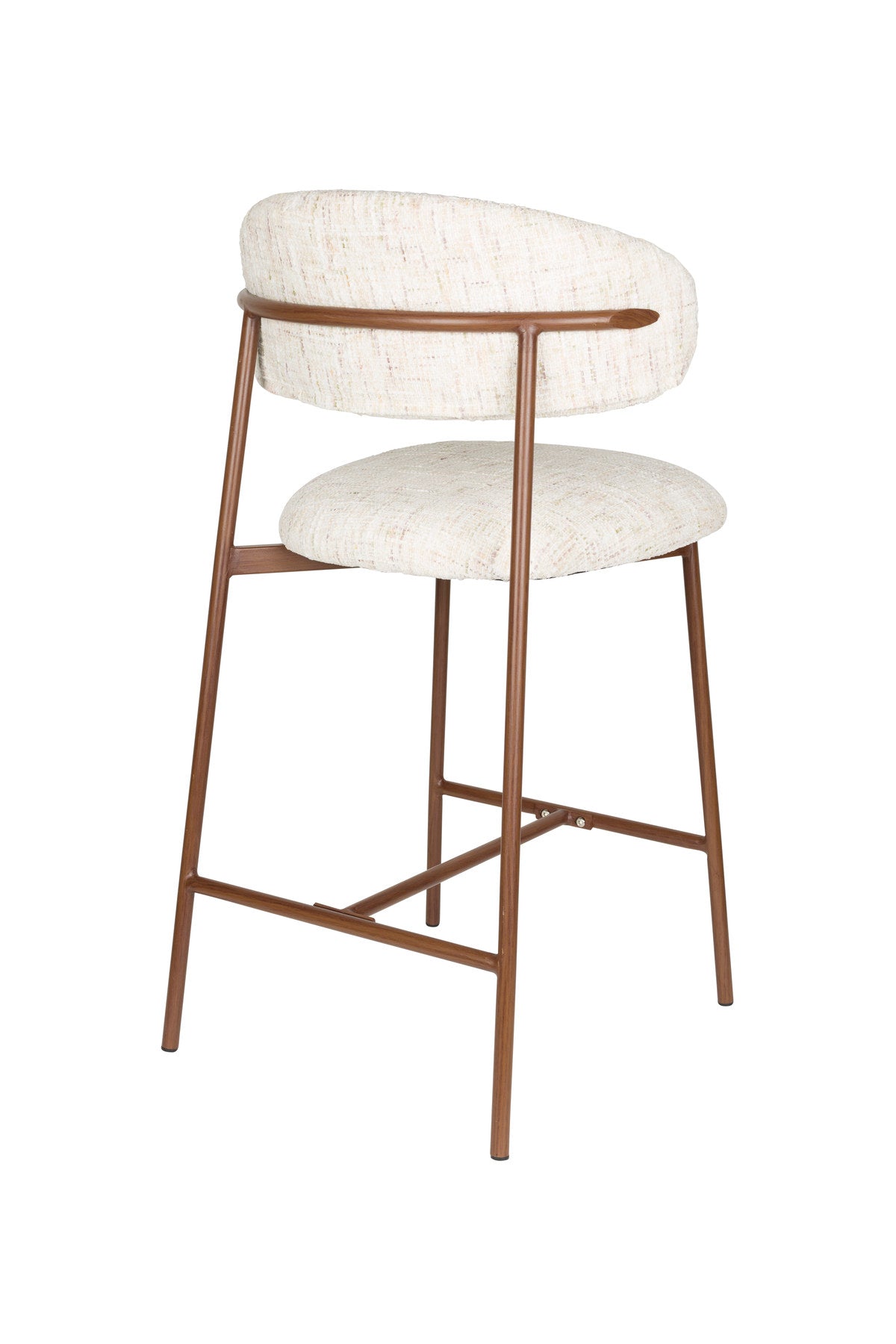 Barhocker Claes in Weiss präsentiert im Onlineshop von KAQTU Design AG. Barhocker ist von White Label Living