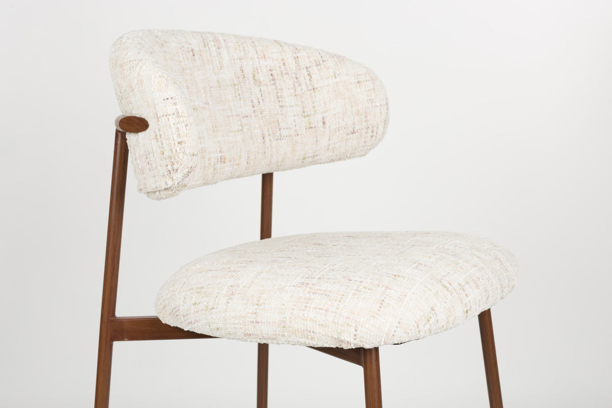 Barhocker Claes in Weiss präsentiert im Onlineshop von KAQTU Design AG. Barhocker ist von White Label Living