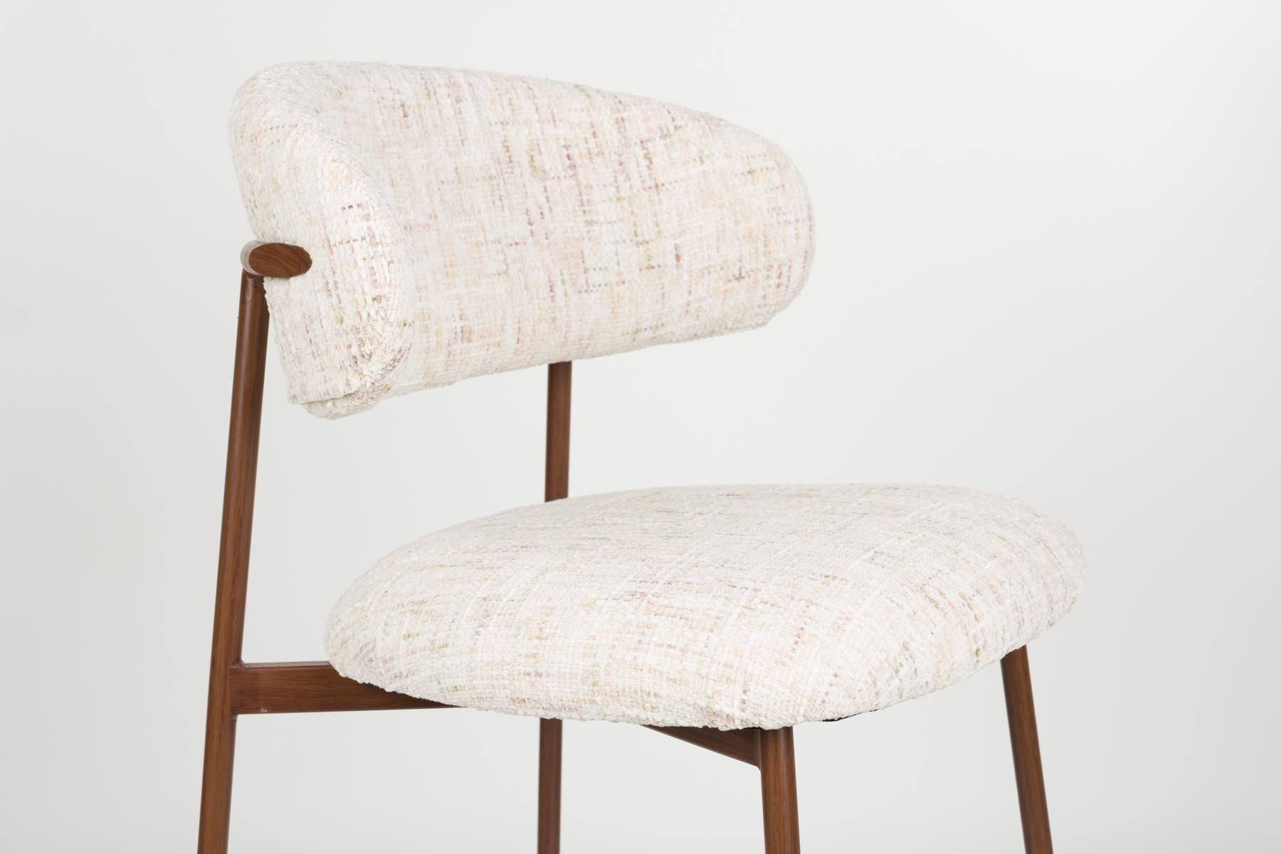 Barhocker Claes in Weiss präsentiert im Onlineshop von KAQTU Design AG. Barhocker ist von White Label Living