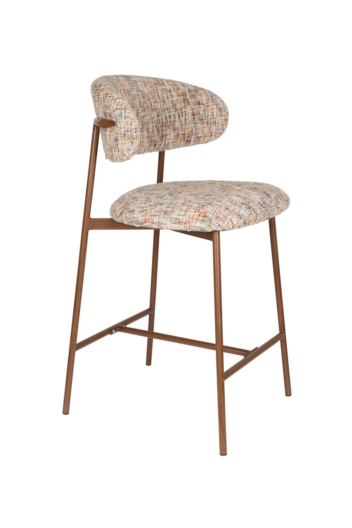Barhocker Claes in beige präsentiert im Onlineshop von KAQTU Design AG. Barhocker ist von White Label Living