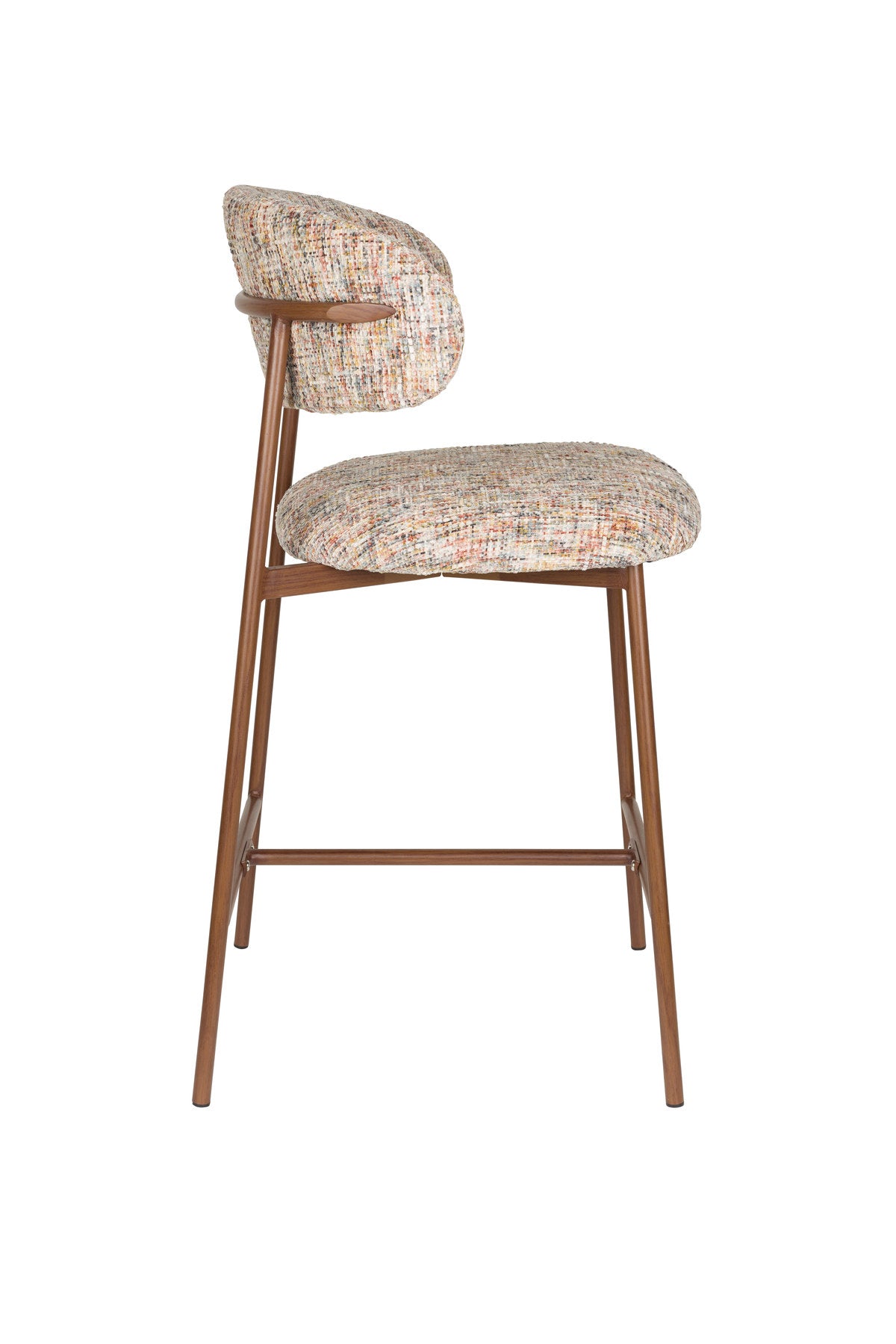 Barhocker Claes in beige präsentiert im Onlineshop von KAQTU Design AG. Barhocker ist von White Label Living