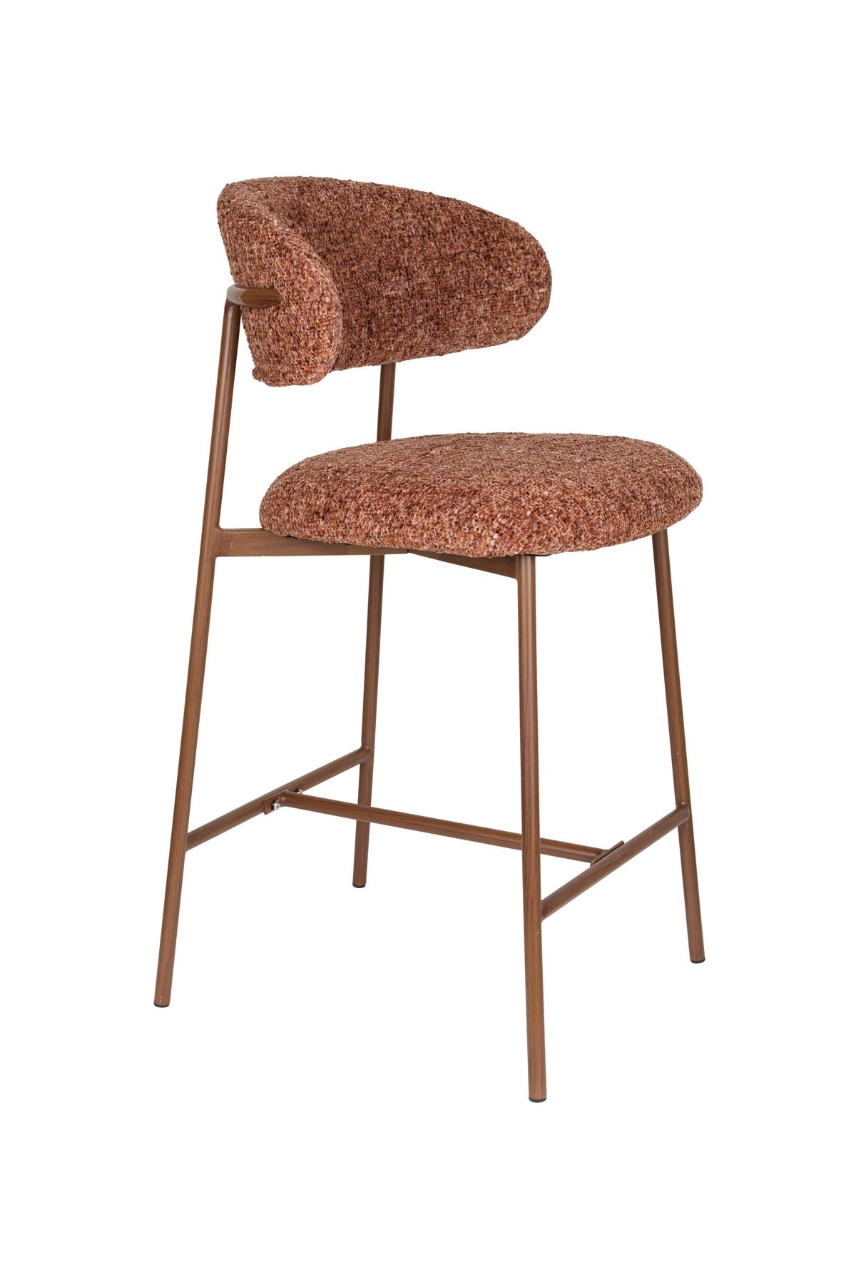 Barhocker Claes in Rot präsentiert im Onlineshop von KAQTU Design AG. Barhocker ist von White Label Living