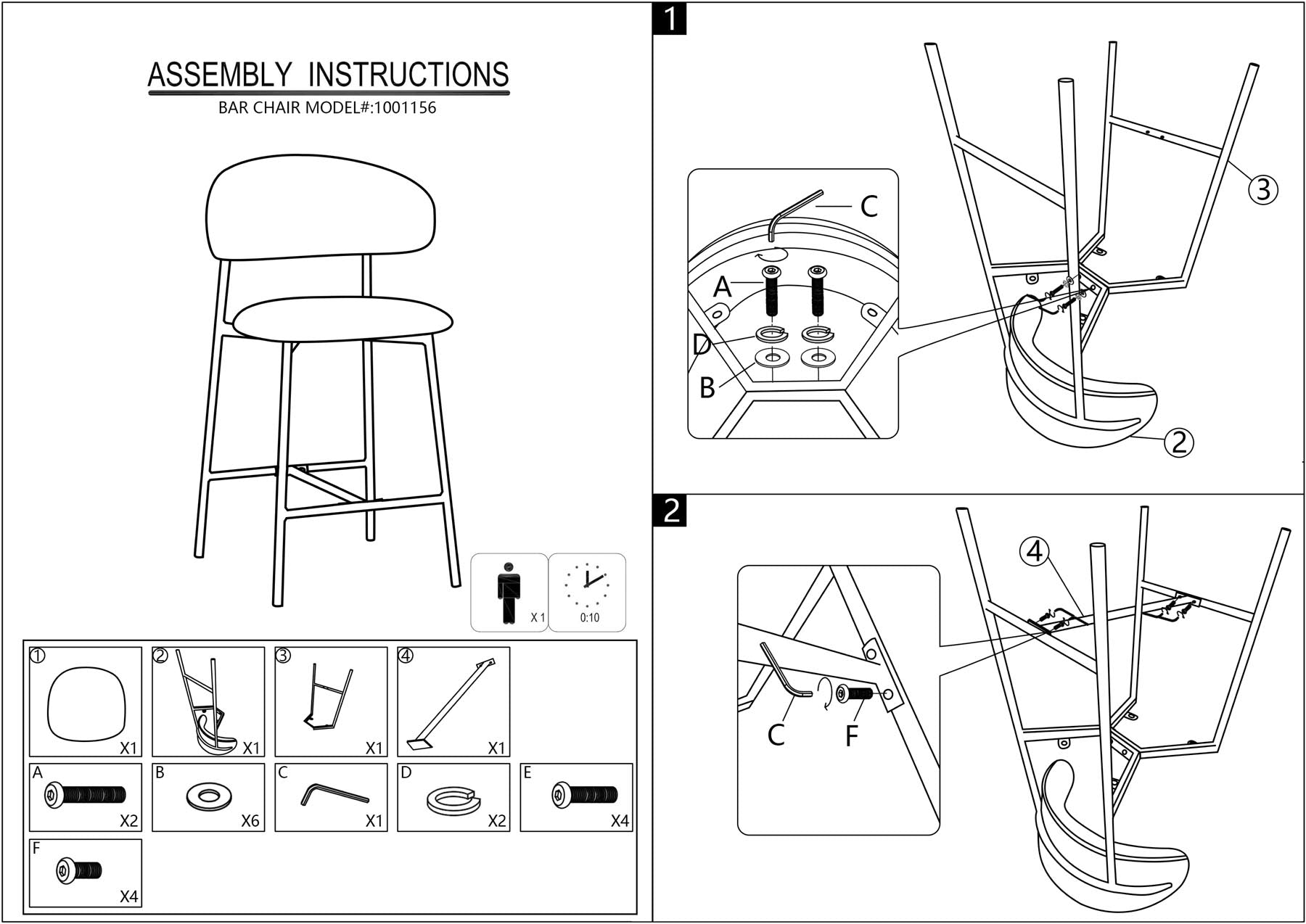 Barhocker Claes in Rot präsentiert im Onlineshop von KAQTU Design AG. Barhocker ist von White Label Living