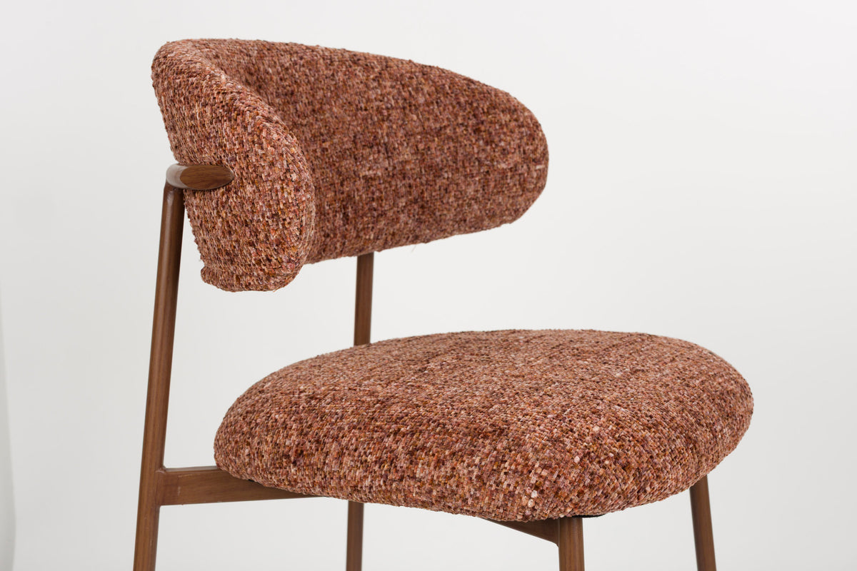 Barhocker Claes in Rot präsentiert im Onlineshop von KAQTU Design AG. Barhocker ist von White Label Living