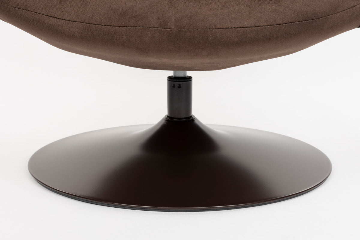 Sessel Beefy in Braun präsentiert im Onlineshop von KAQTU Design AG. Sessel ist von White Label Living