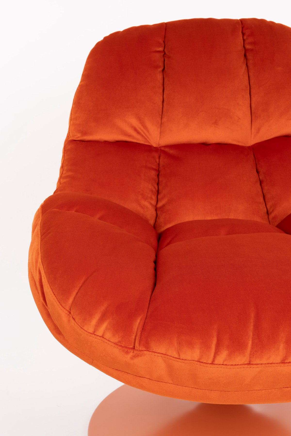 Sessel Beefy in orange präsentiert im Onlineshop von KAQTU Design AG. Sessel ist von White Label Living