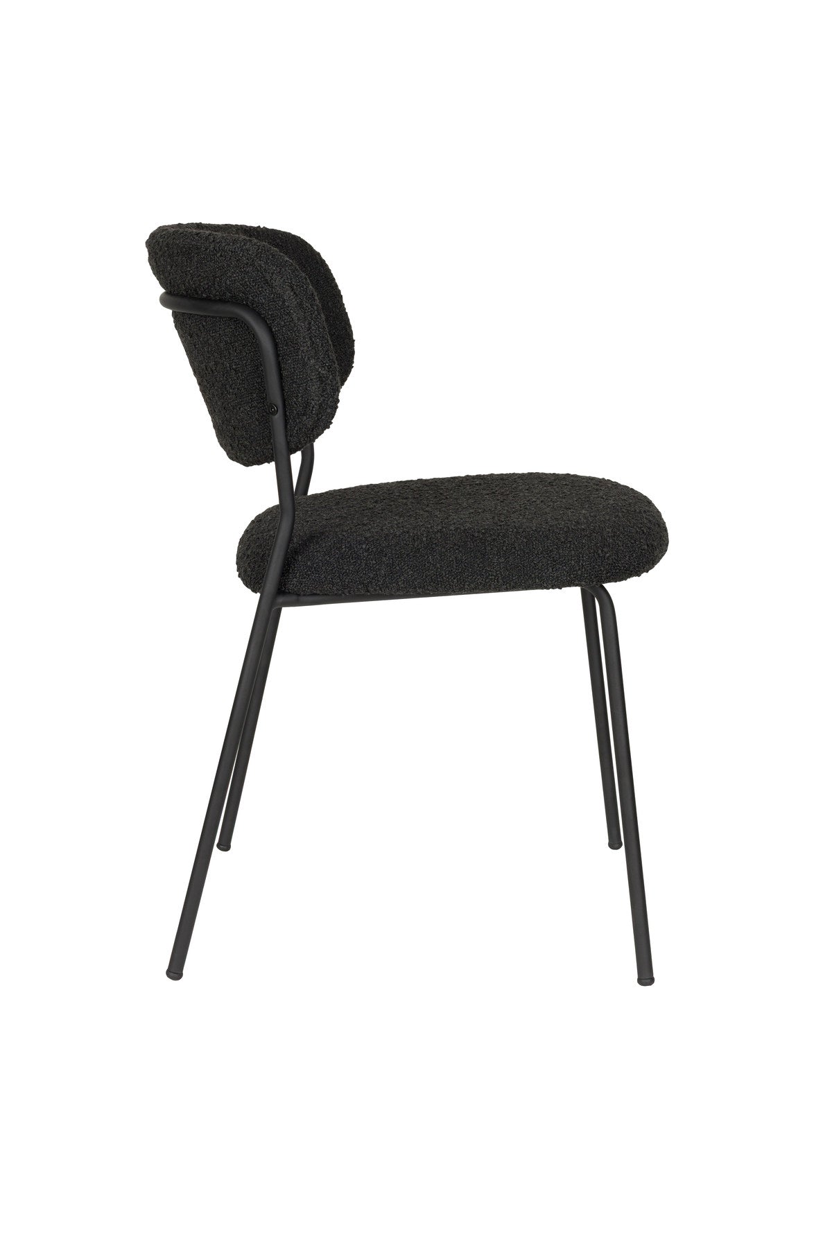 Stuhl Jolien in Schwarz präsentiert im Onlineshop von KAQTU Design AG. Stuhl ist von White Label Living