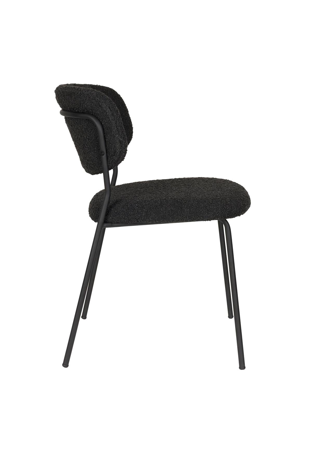 Stuhl Jolien in Schwarz präsentiert im Onlineshop von KAQTU Design AG. Stuhl ist von White Label Living