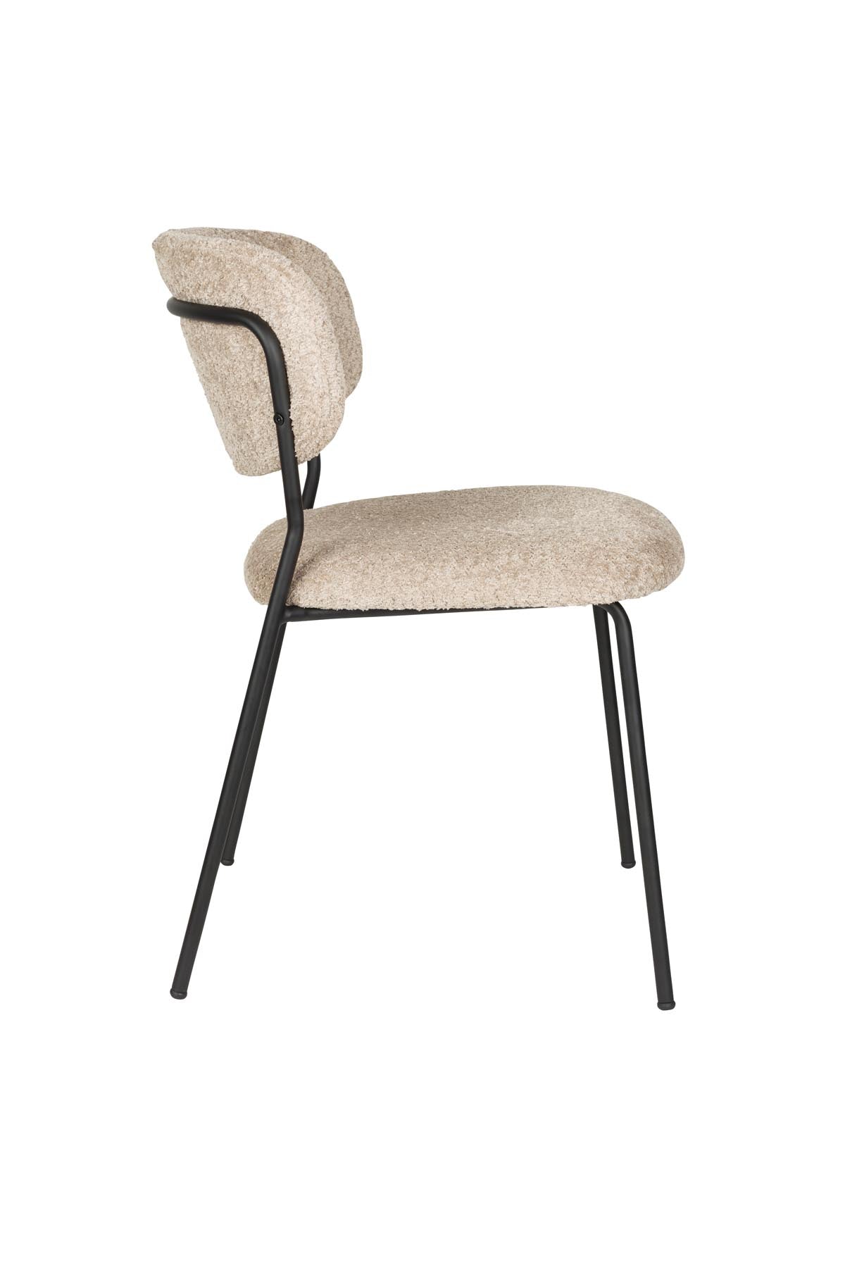 Stuhl Jolienn in Beige präsentiert im Onlineshop von KAQTU Design AG. Stuhl ist von White Label Living
