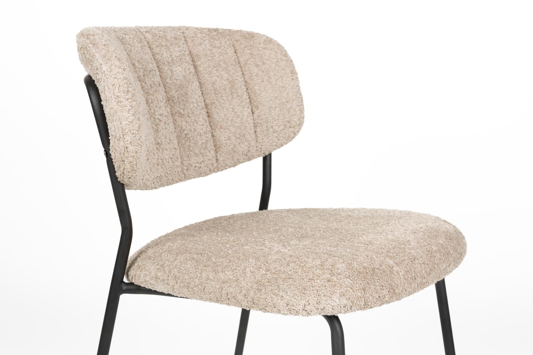 Stuhl Jolienn in Beige präsentiert im Onlineshop von KAQTU Design AG. Stuhl ist von White Label Living